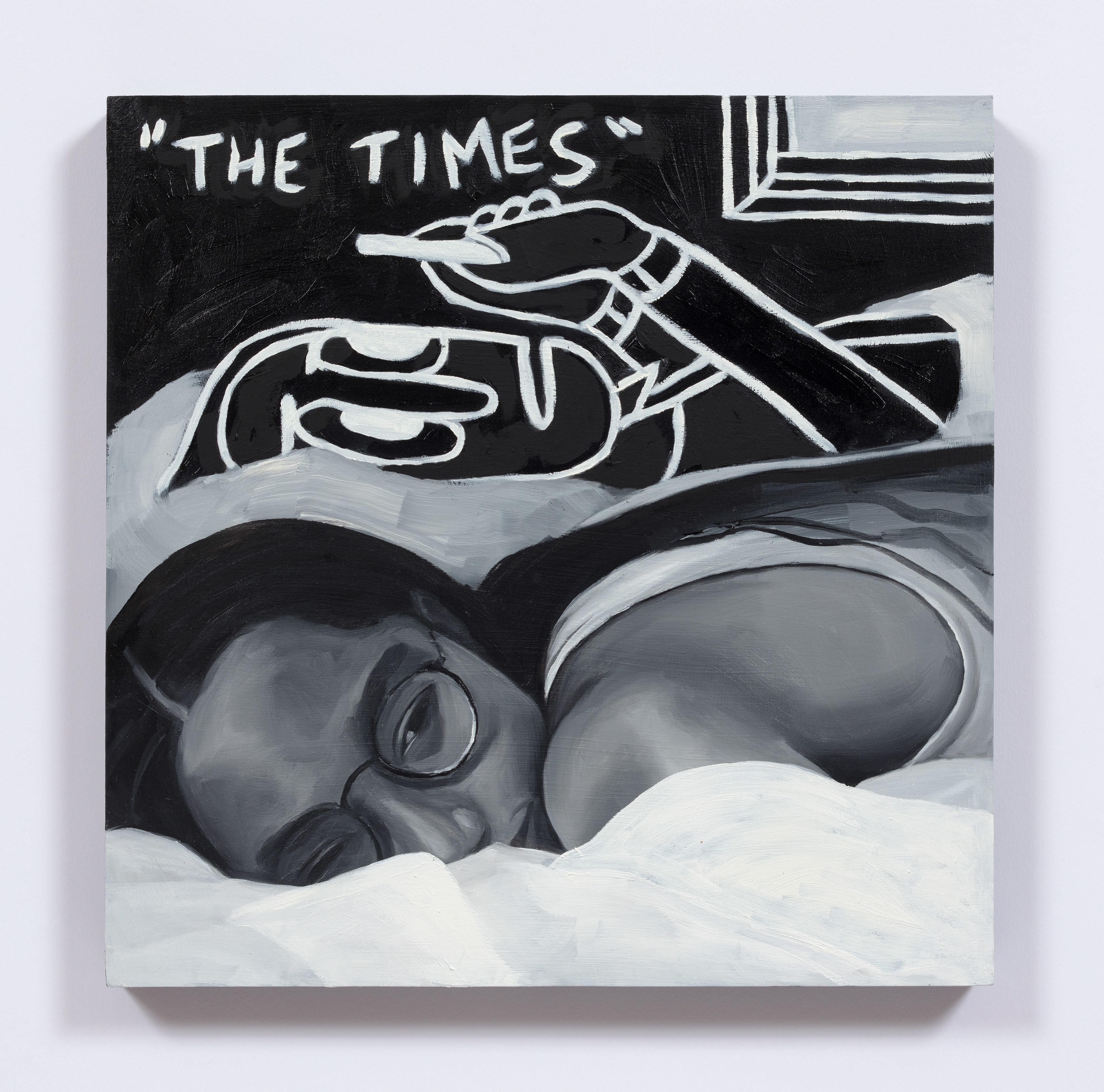 "The Times" Oil on Panel (12" x 12") 2019