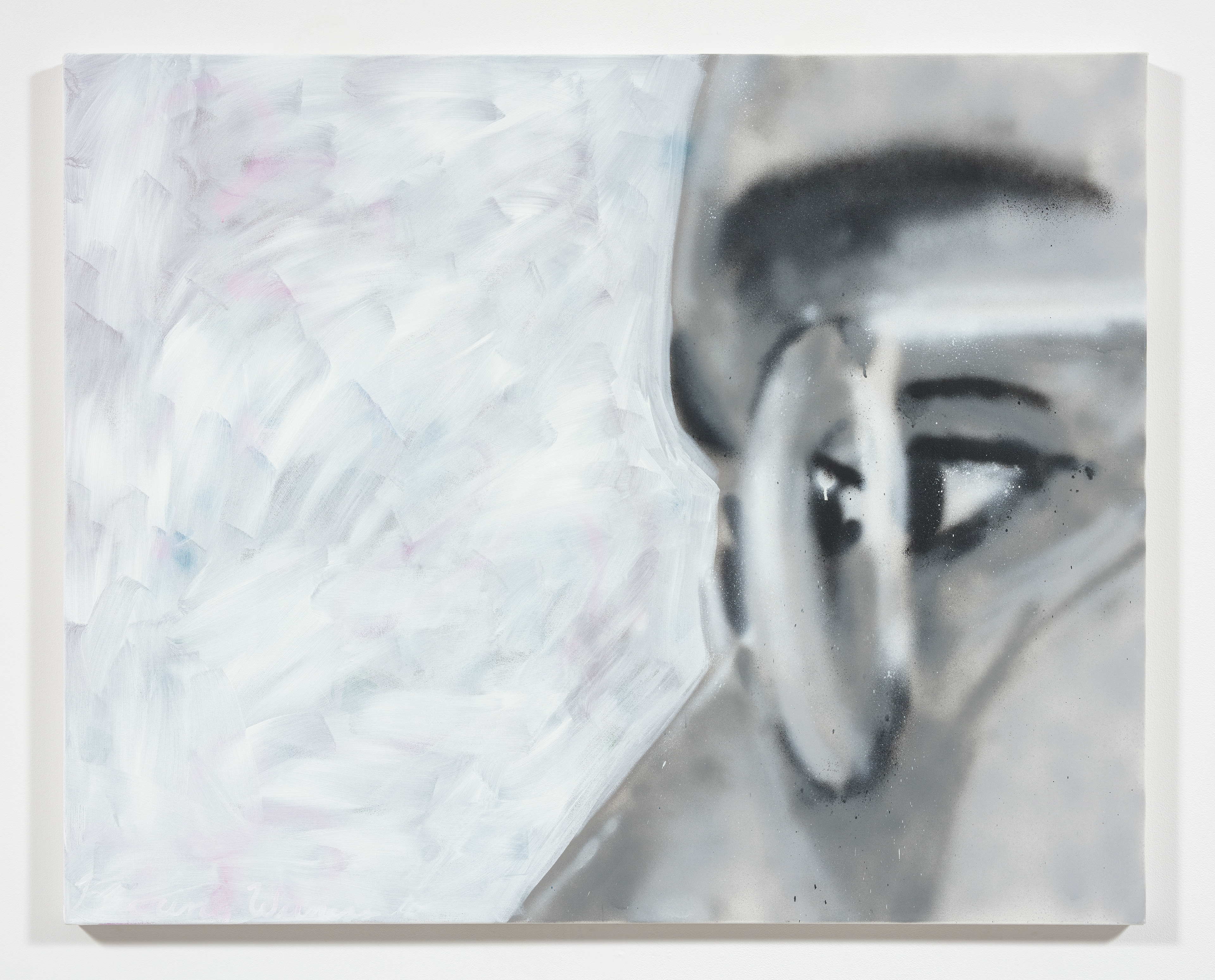 Looking Forward Acrylic and Spray Paint on Canvas, 120cm x 150cm, 2021