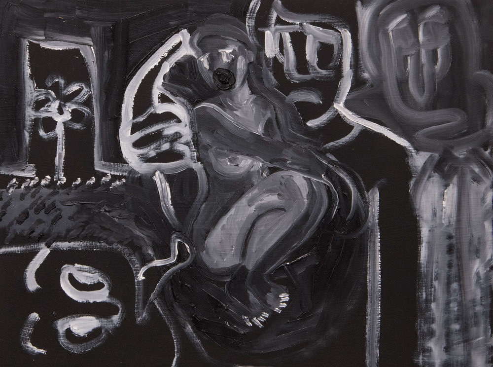 "Dream Rococo 2" 2018 (8"x10") Oil on Panel