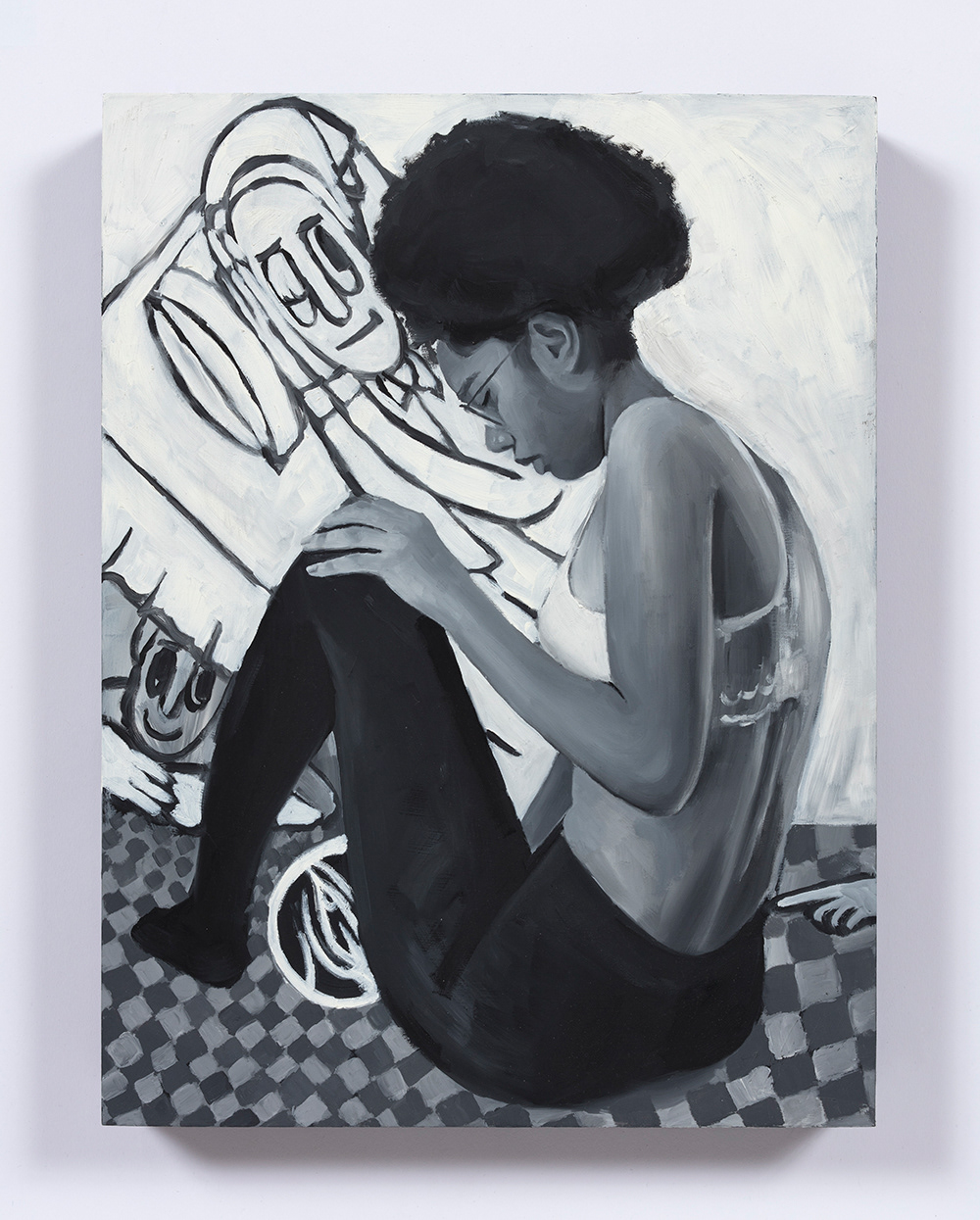 Nightmare 2 2020. Oil on panel, 15 3/4 x 11 3/4 inches (40 x 30 cm)