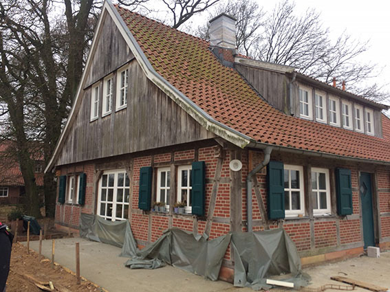 während der Bauphase