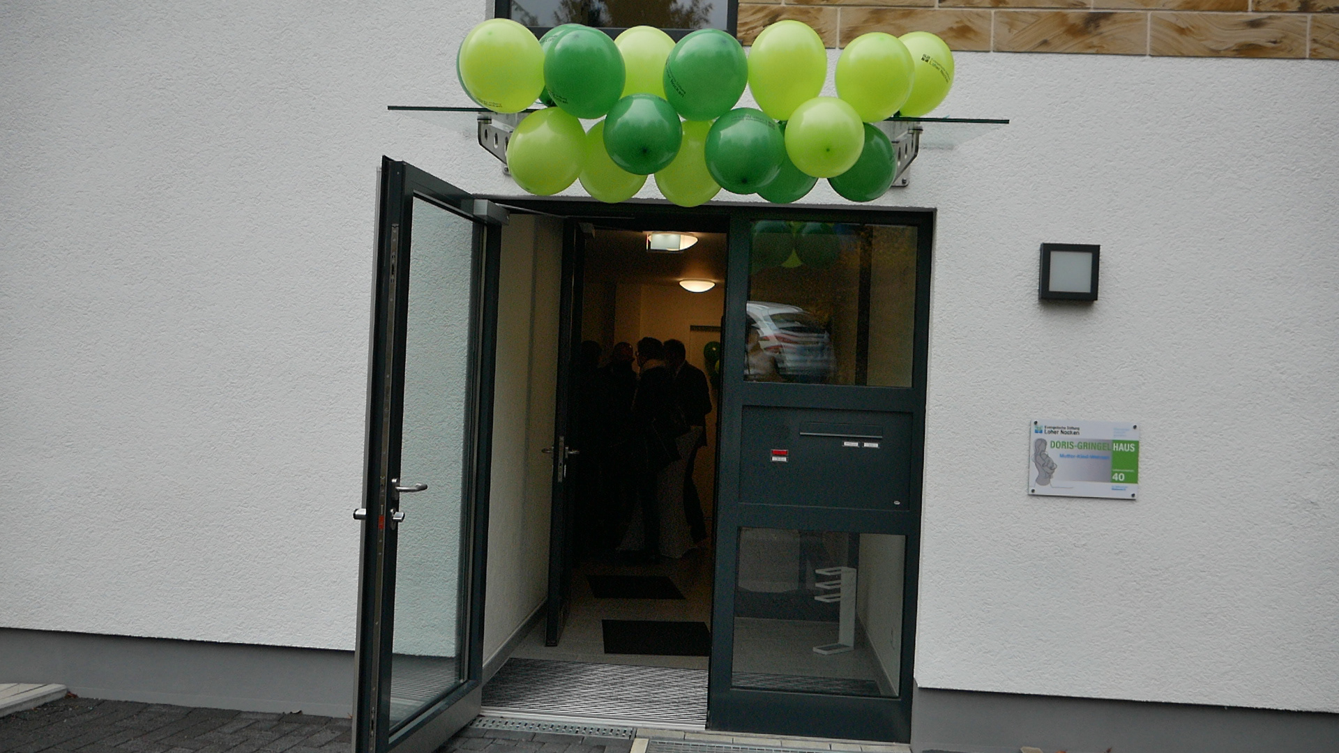 Der Eingangsbereich des Doris-Gringel-Hauses