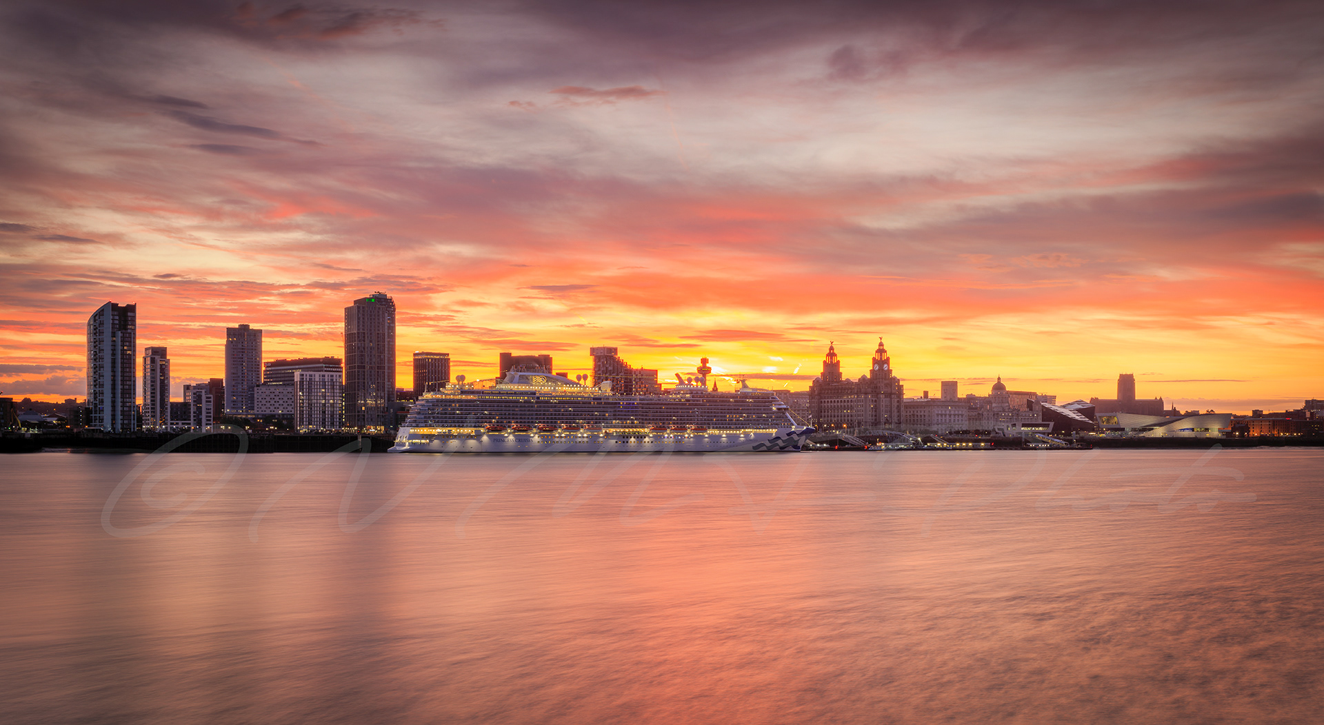 Sea Princess at Liverpool
