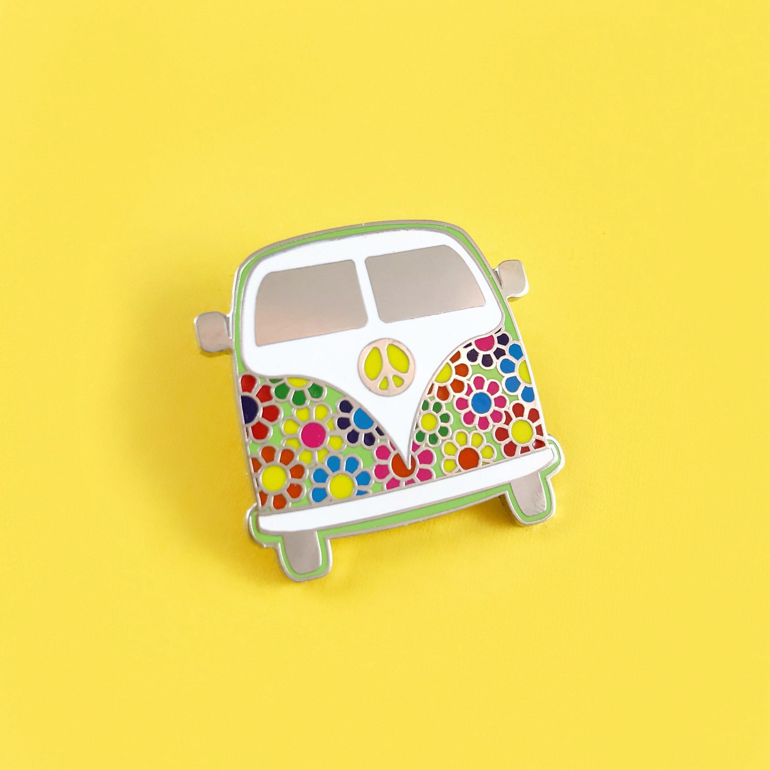 Hippie Van Enamel Pin