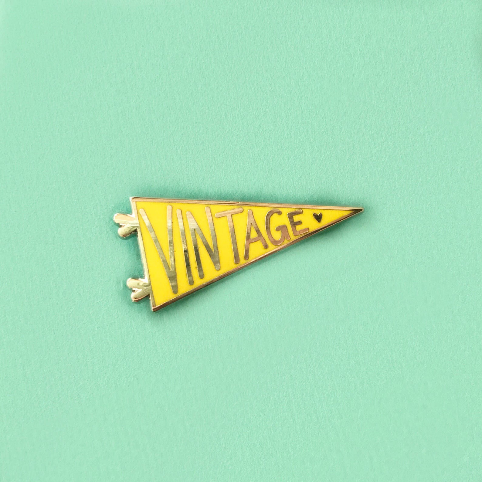 Vintage Pennant Enamel Pin