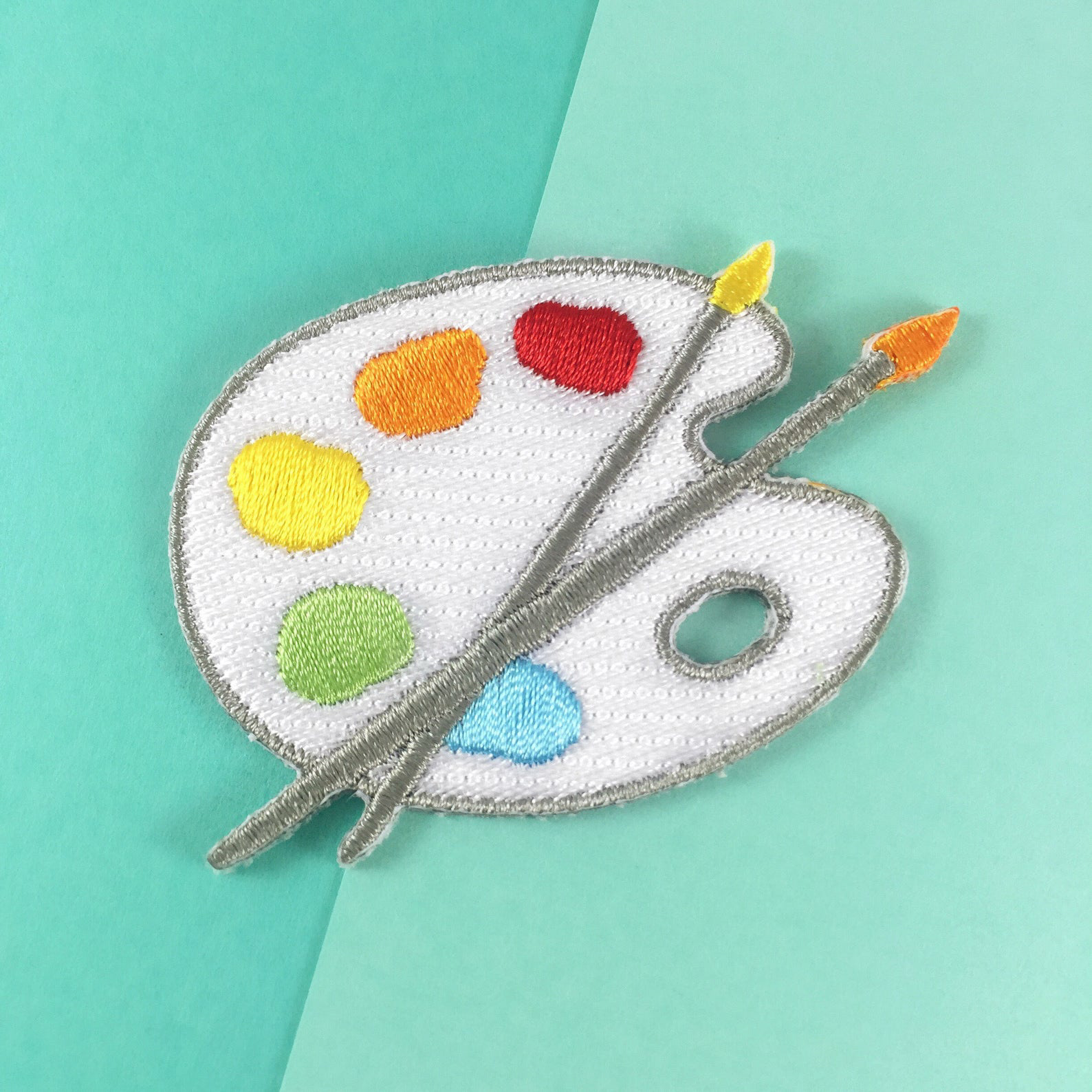 Paint Palette Iron On Patch