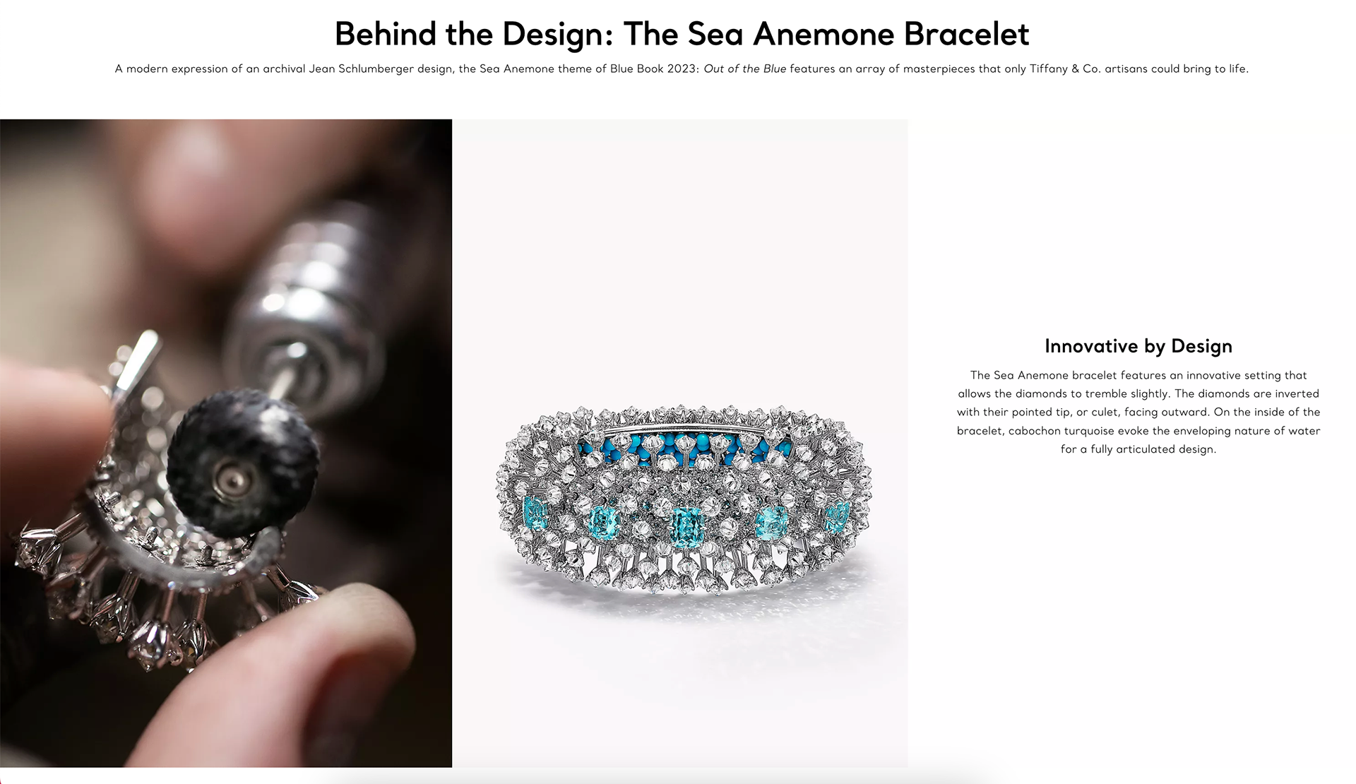 Tiffany Blue Book 2023: The Sea Anemone Bracelet