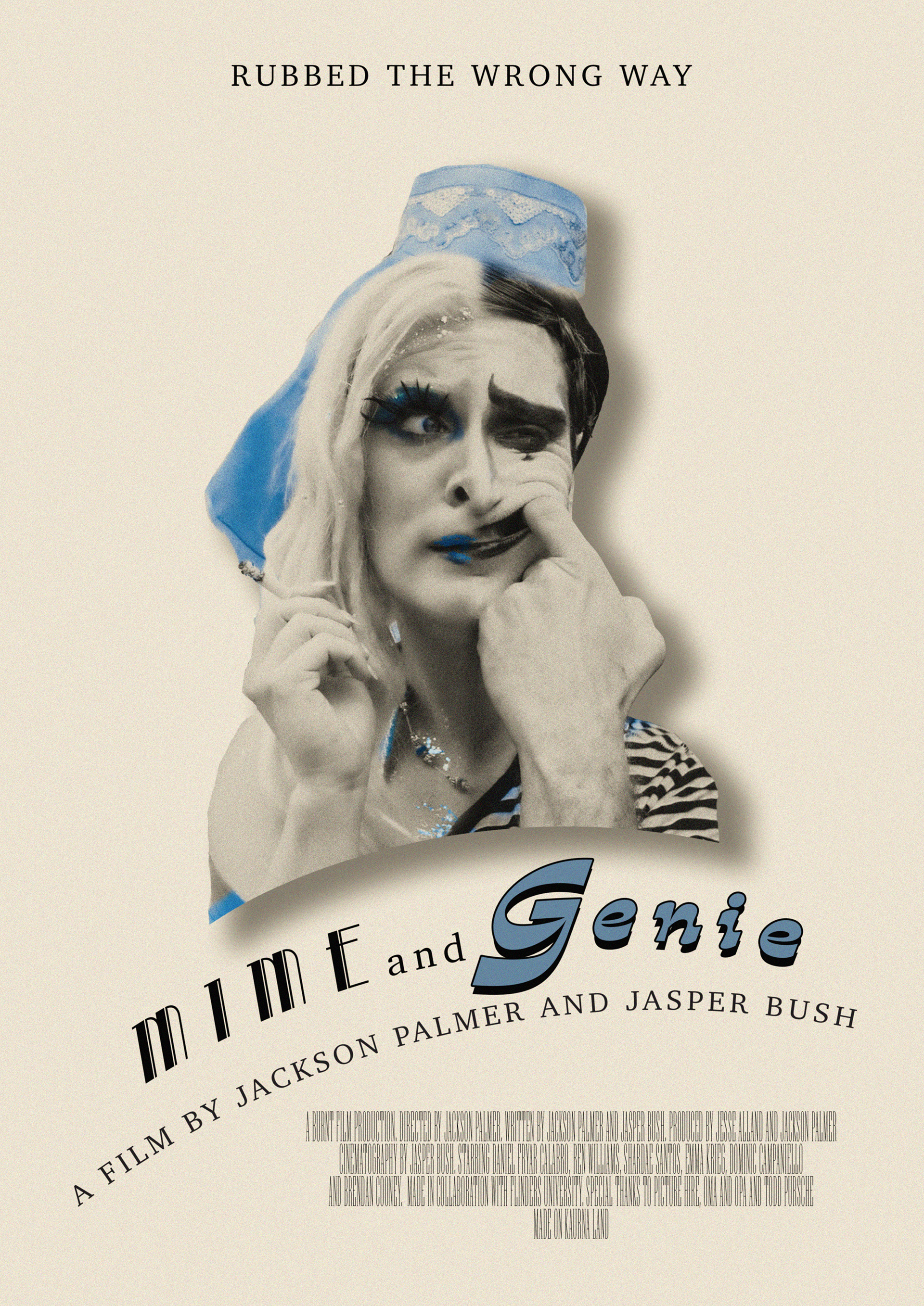 Mime and Genie, 2026, Directed, Co-Written and Co-Produced by Jackson Palmer