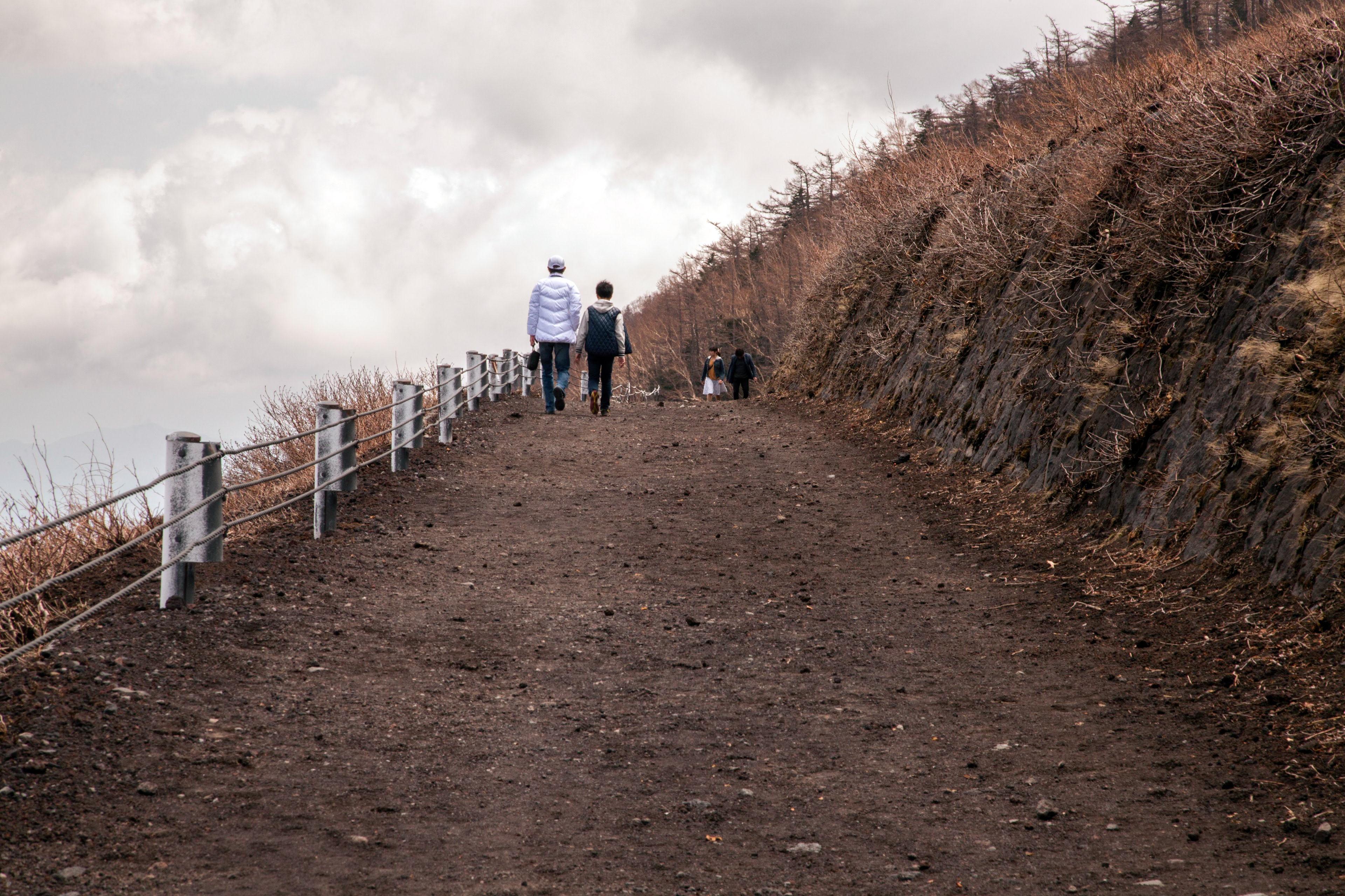 Path on Mt. Fuji