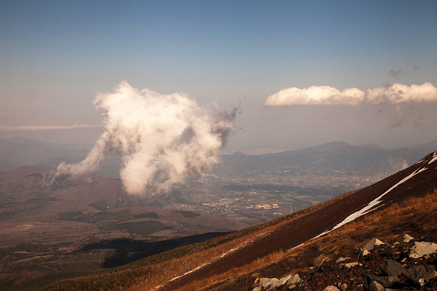 Mt. Fuji Floating on Cloud