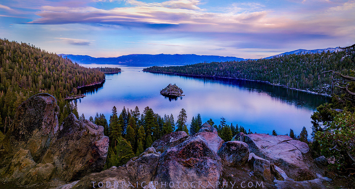 Emerald Bay at Sunset