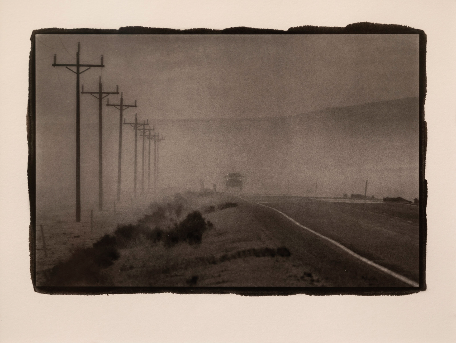 One Truck on a Dusty Highway
