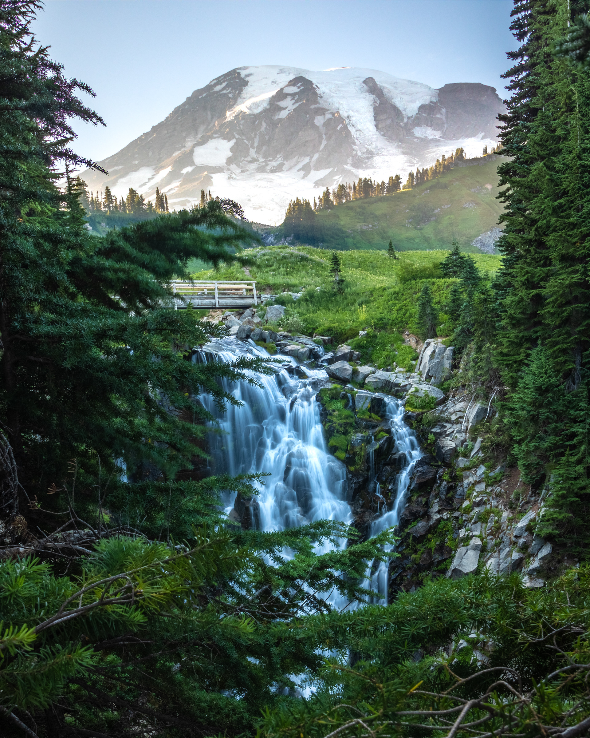 Myrtle Falls - Mount Rainier National Park