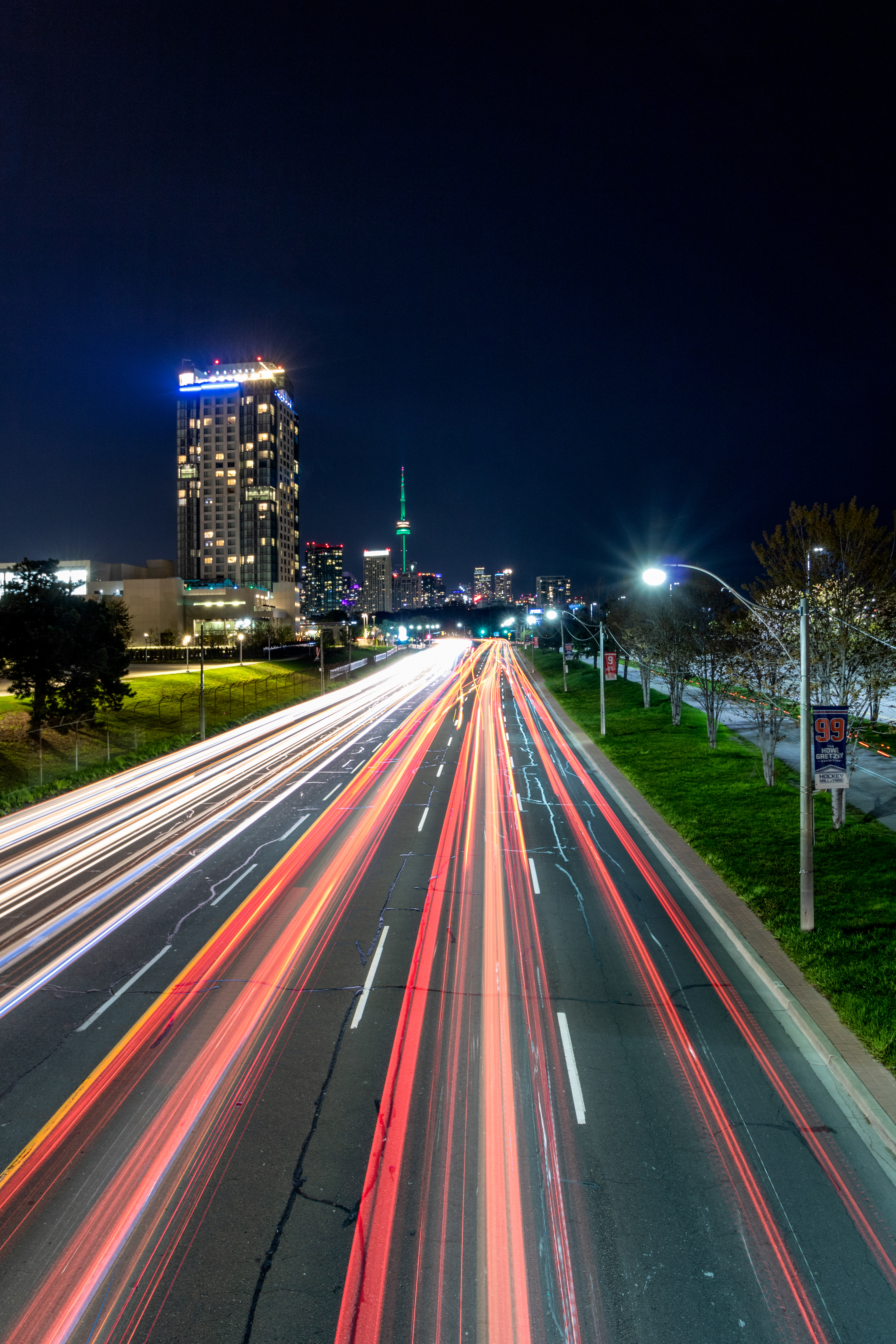 Lakeshore Light Trails