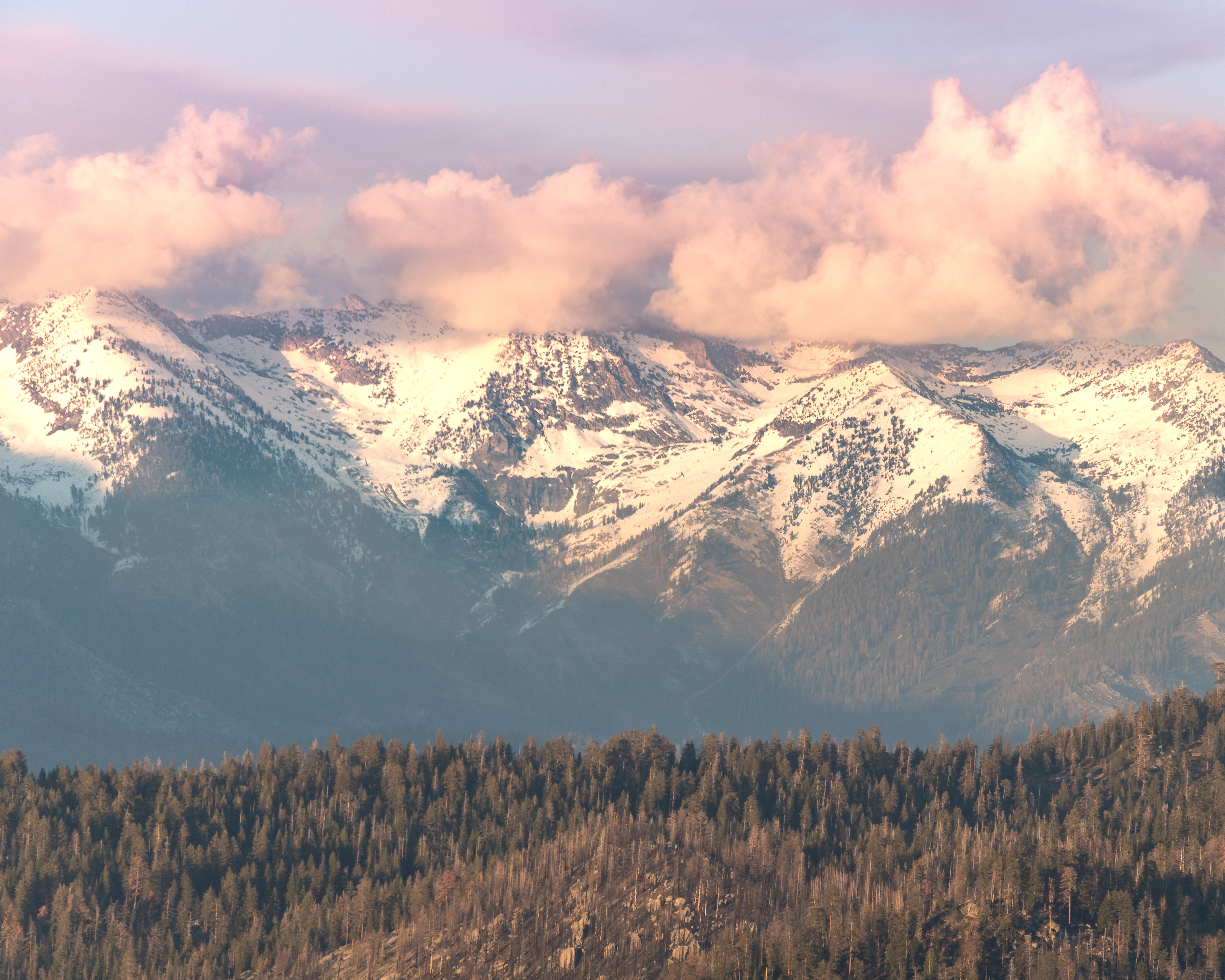 Sunset Glow - Kings Canyon National Park