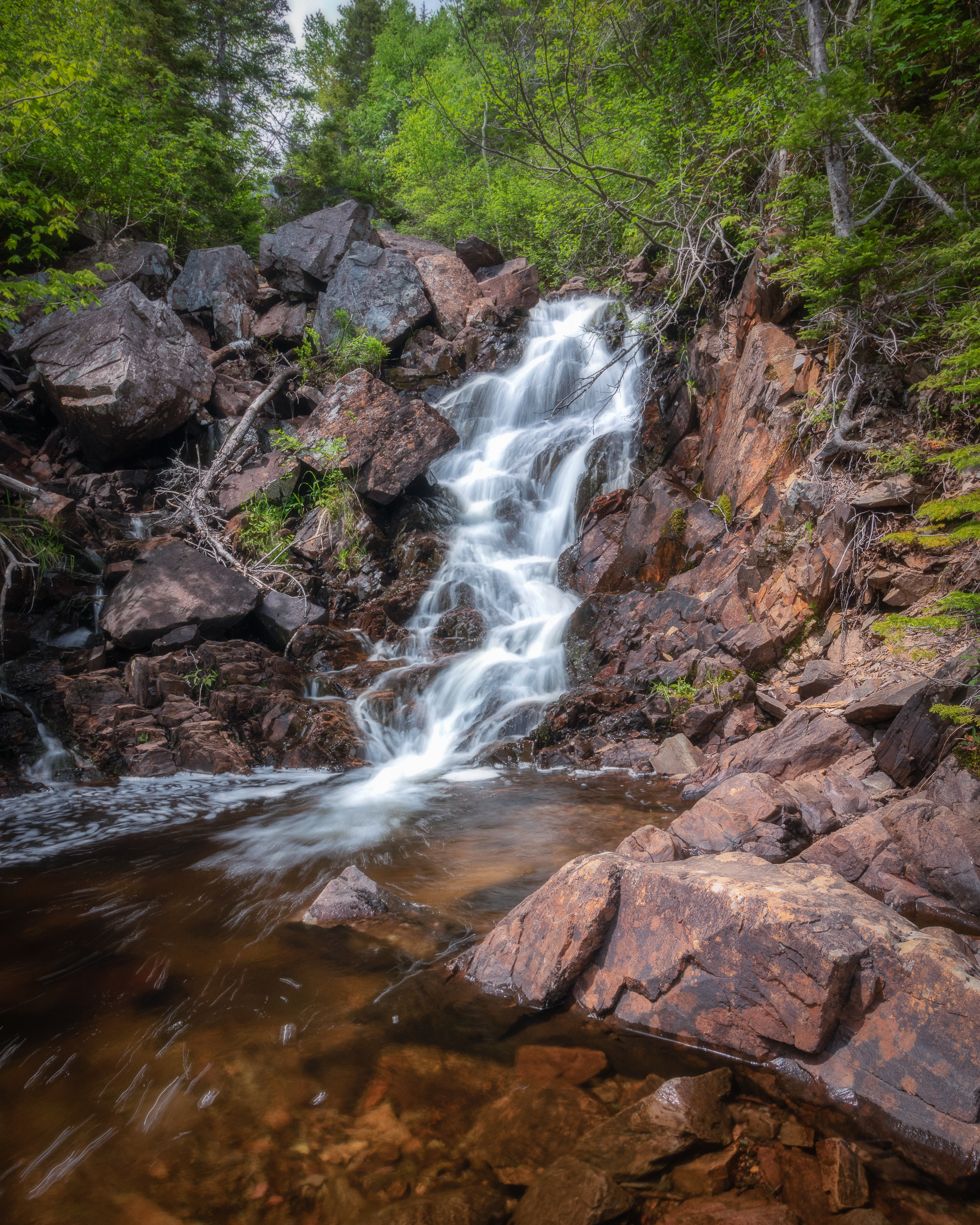 Terra Nova National Park - Coastal Trail Waterfall 