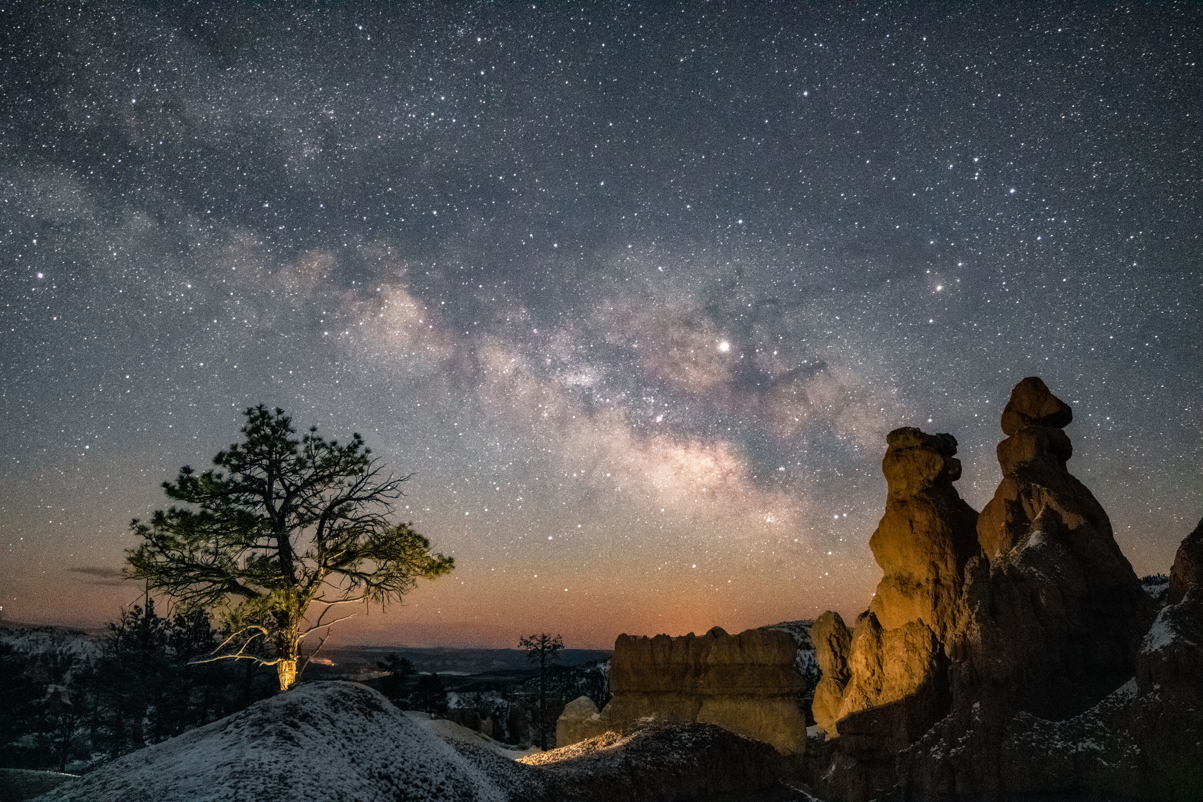 Hoodoos Milky Way