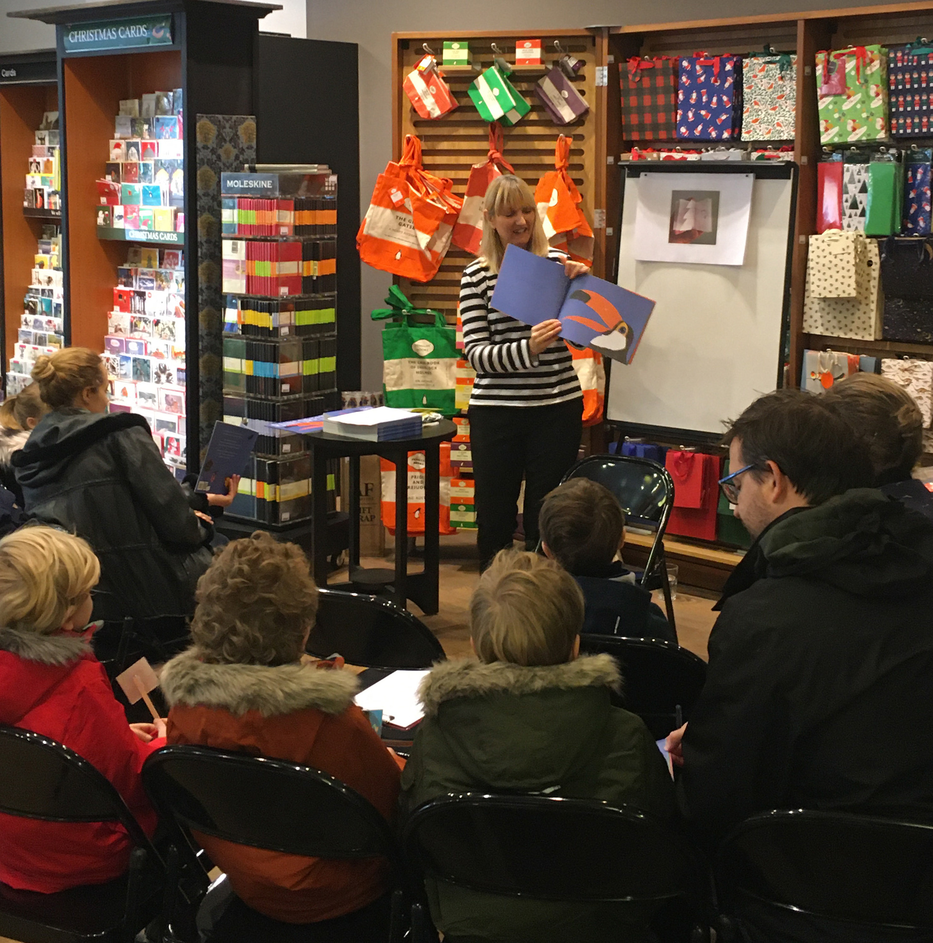 Waterstones reading & workshop.