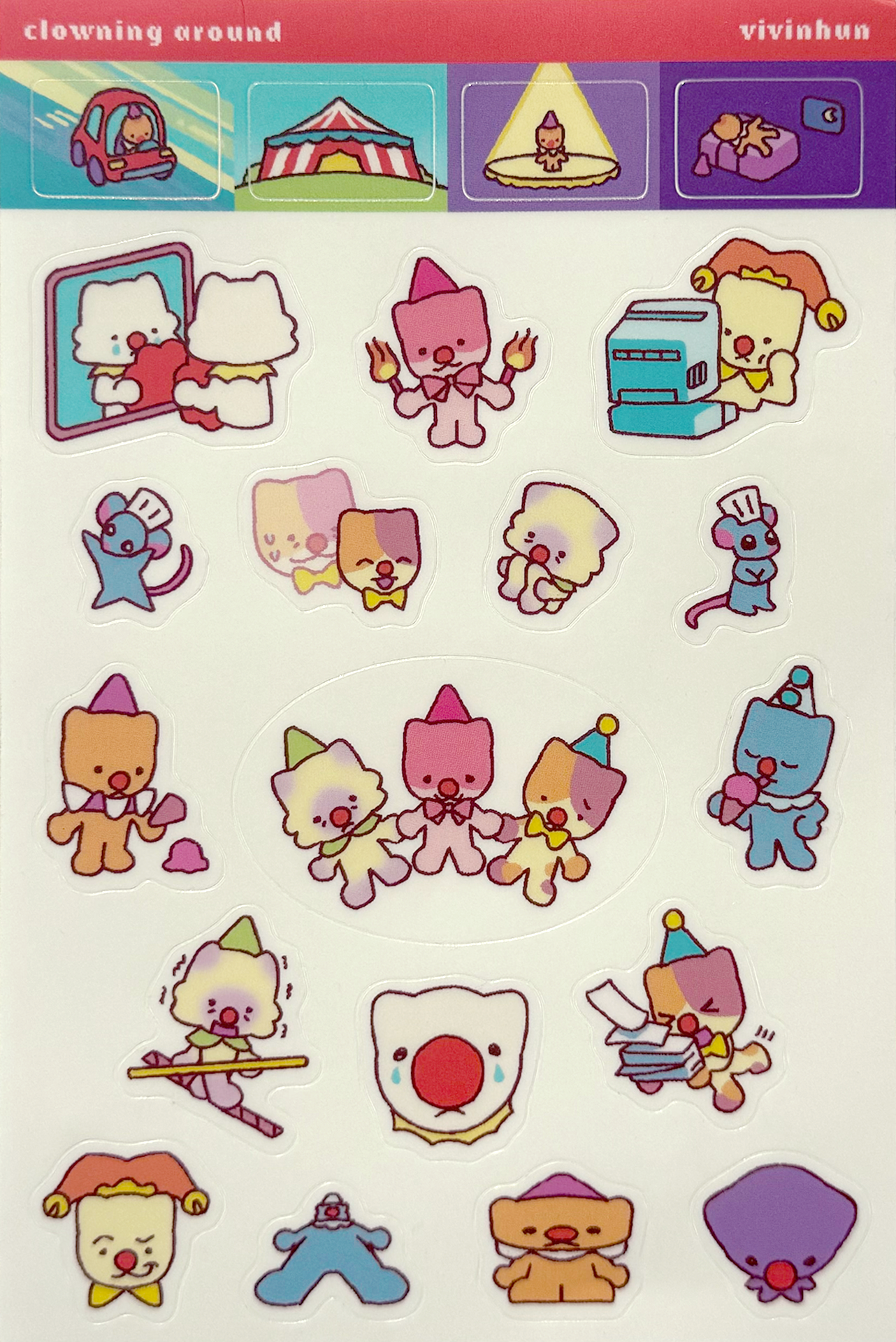 cat sticker sheet