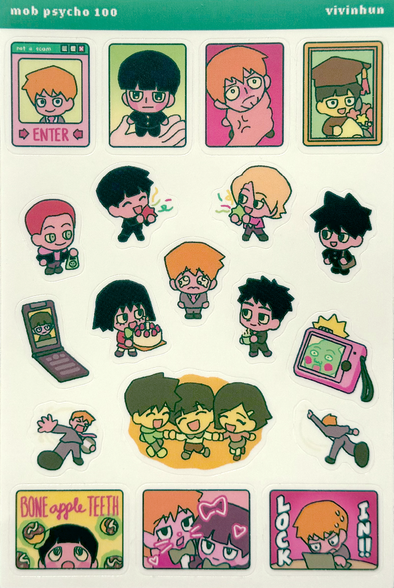 mob sticker sheet