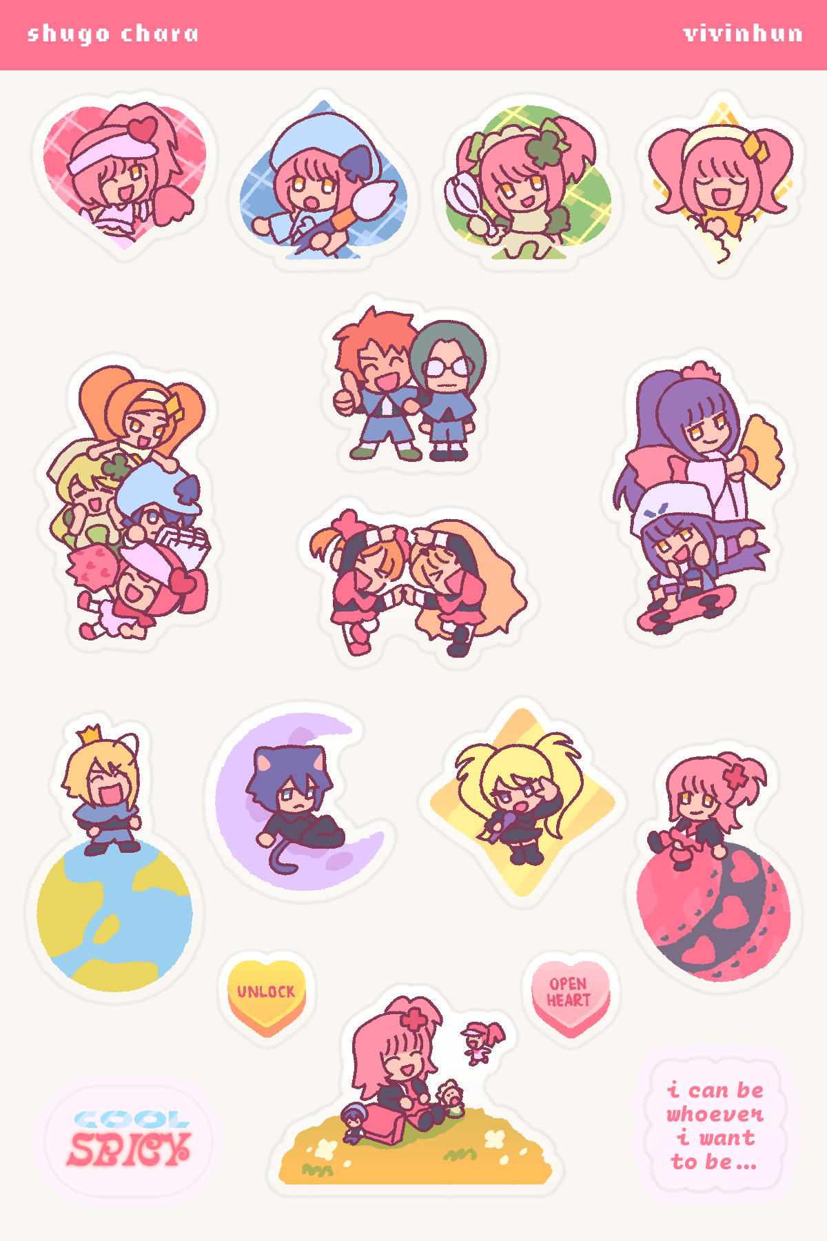 shugo chara sticker