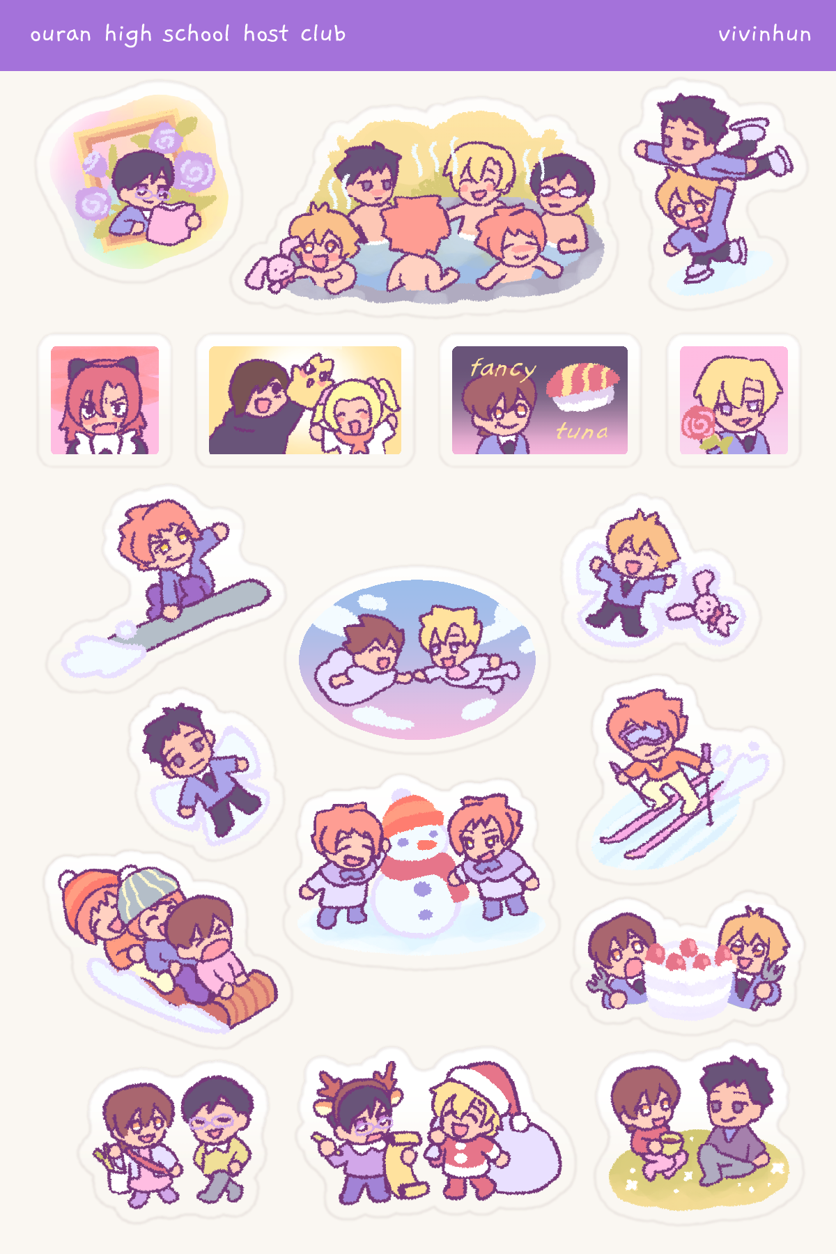 ouran high school host club sticker