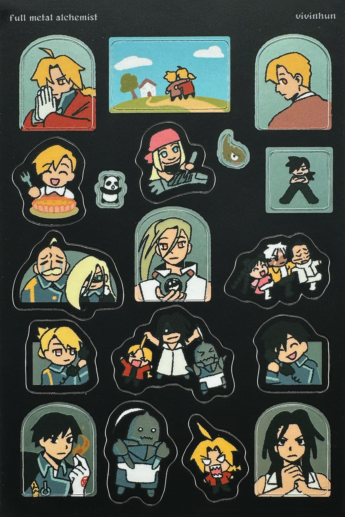 full meal alchemist sticker