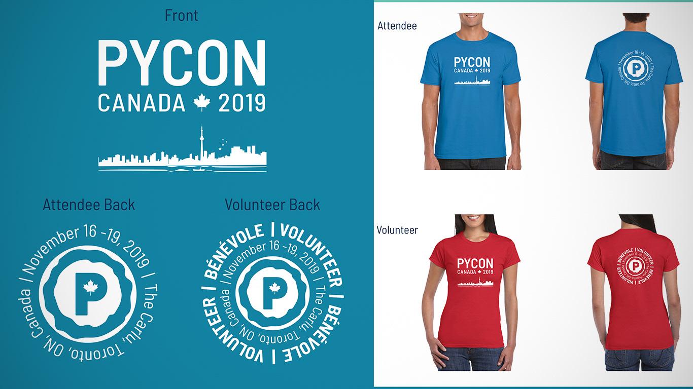 Pycon Canada 2019 T-shirt design