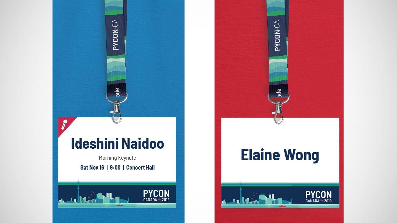 Pycon Canada 2019 Badge Design