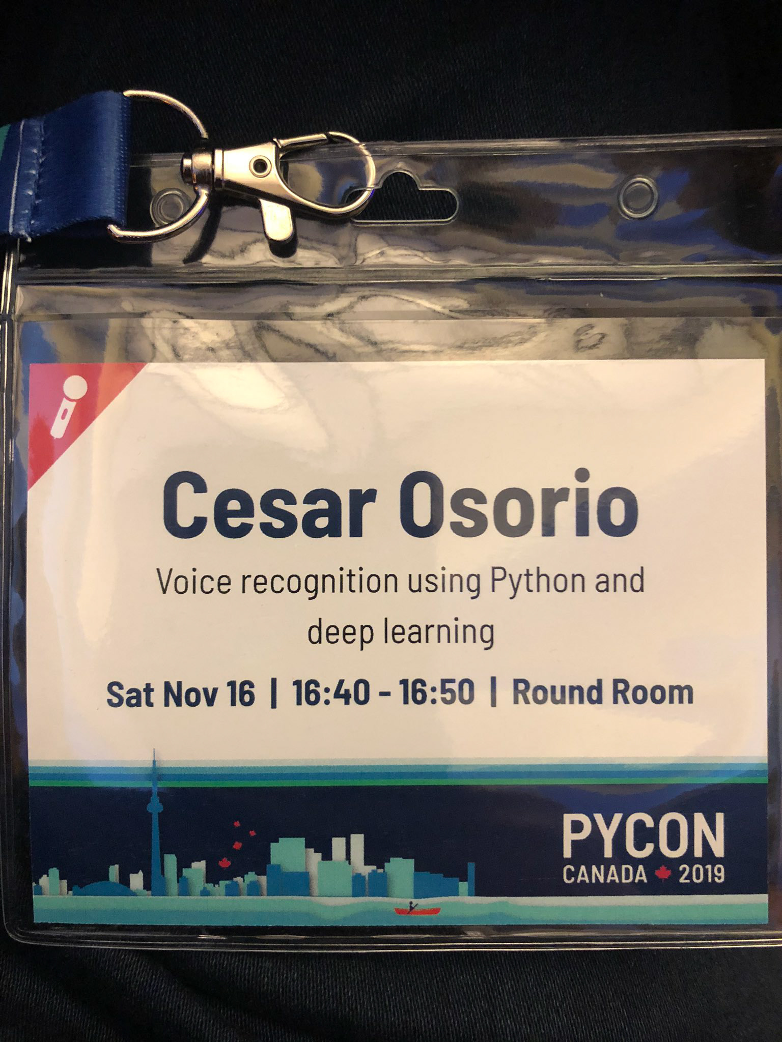 Pycon Canada 2019 Badge