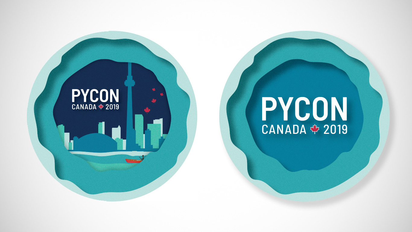 Pycon Canada 2019 Sticker Design