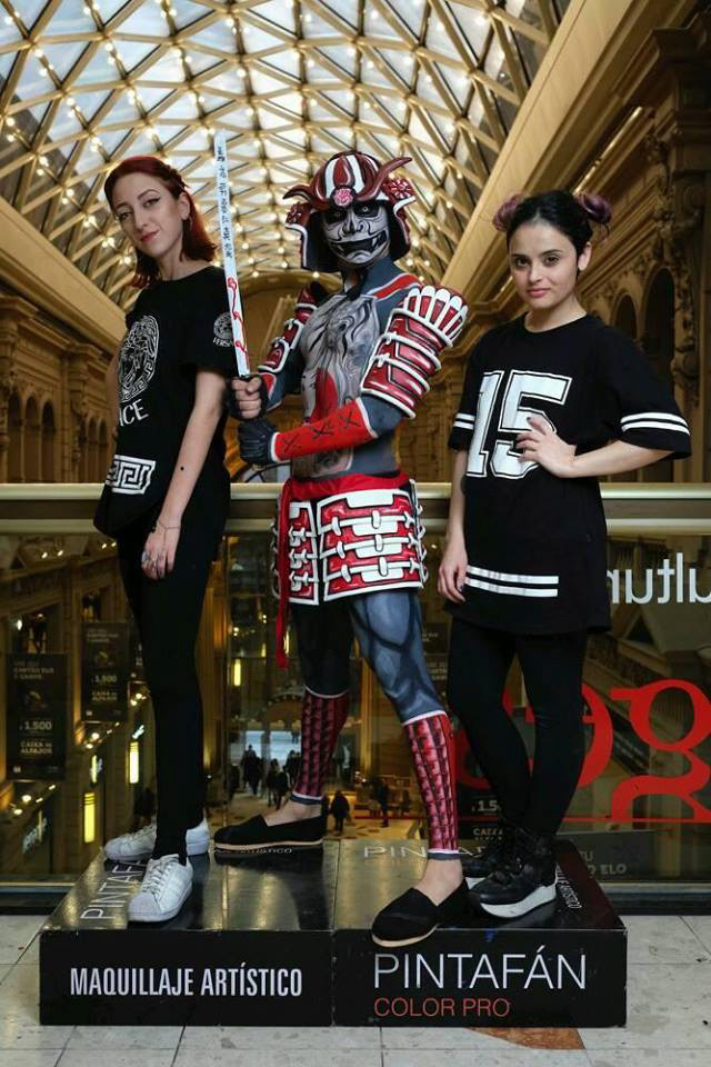 Mencion en bodypainting Concurso Pintafan