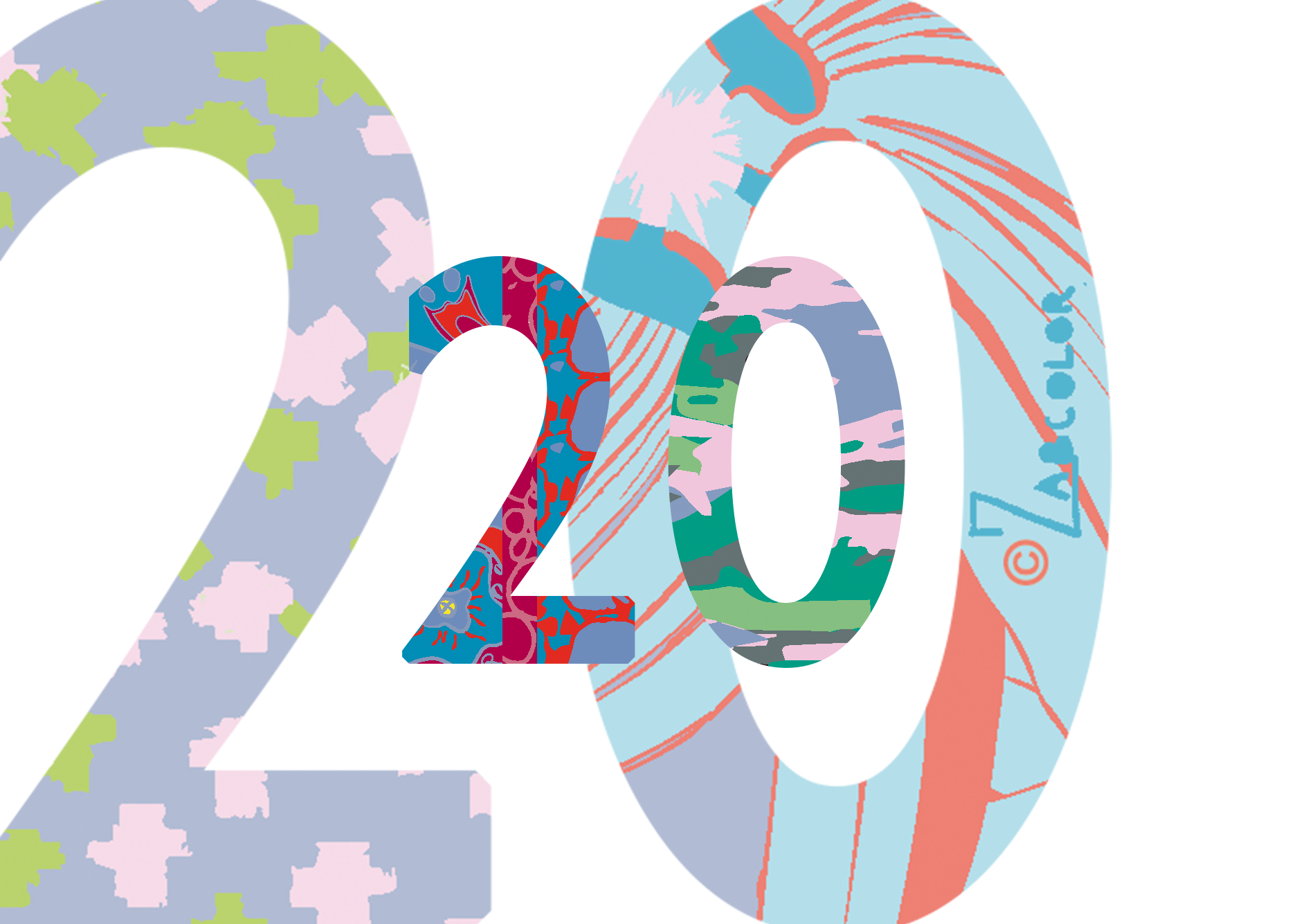 Carte de voeux pour 2020