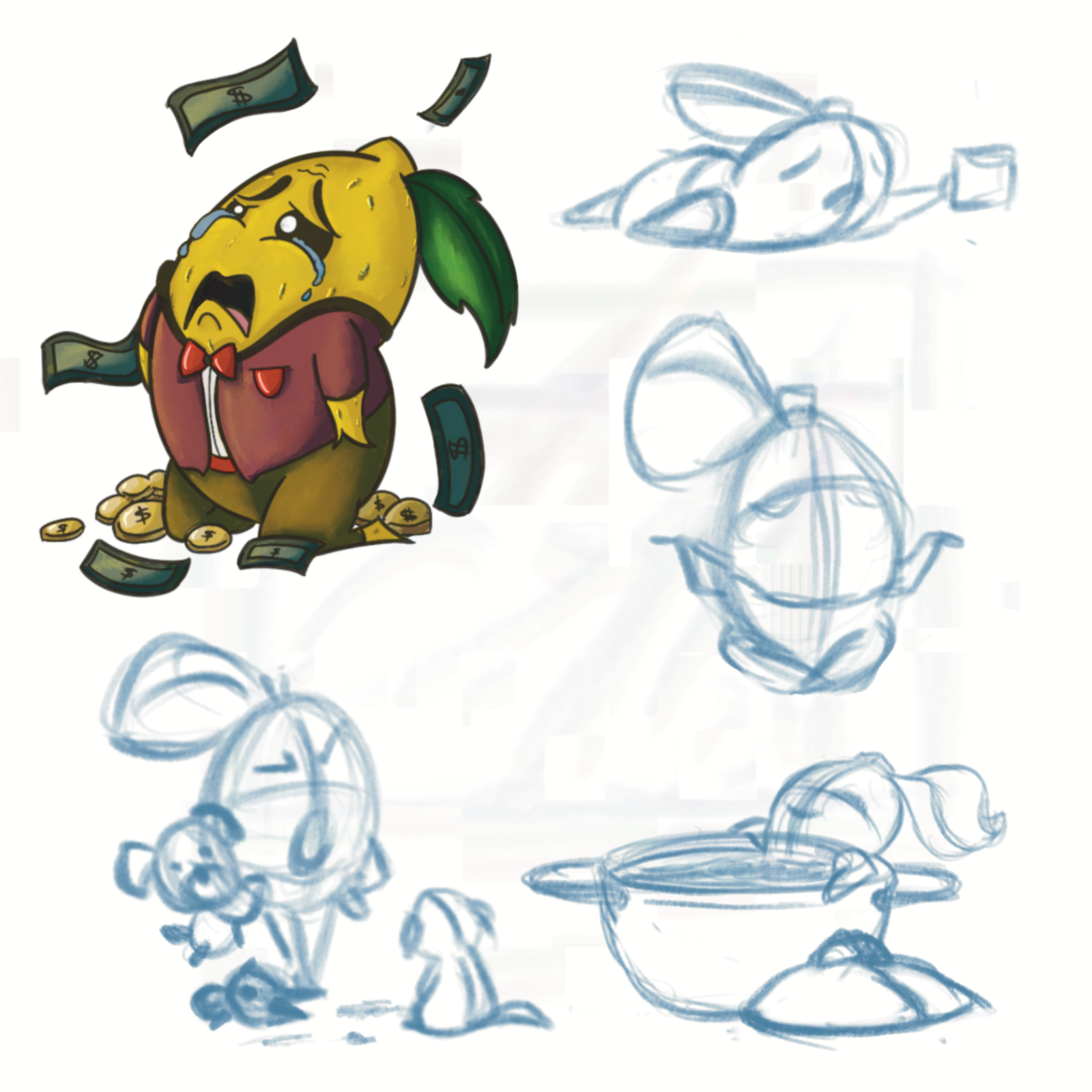 Concept character art of protagonist.