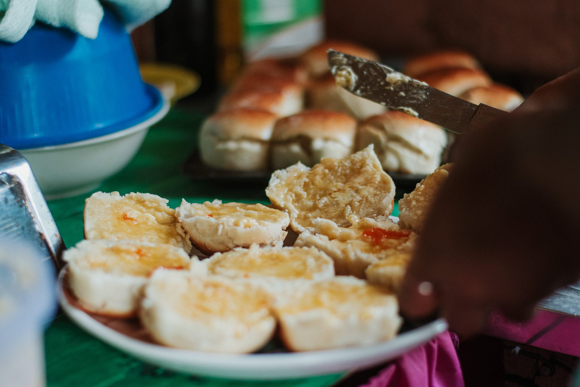 Homemade Buns with Jam