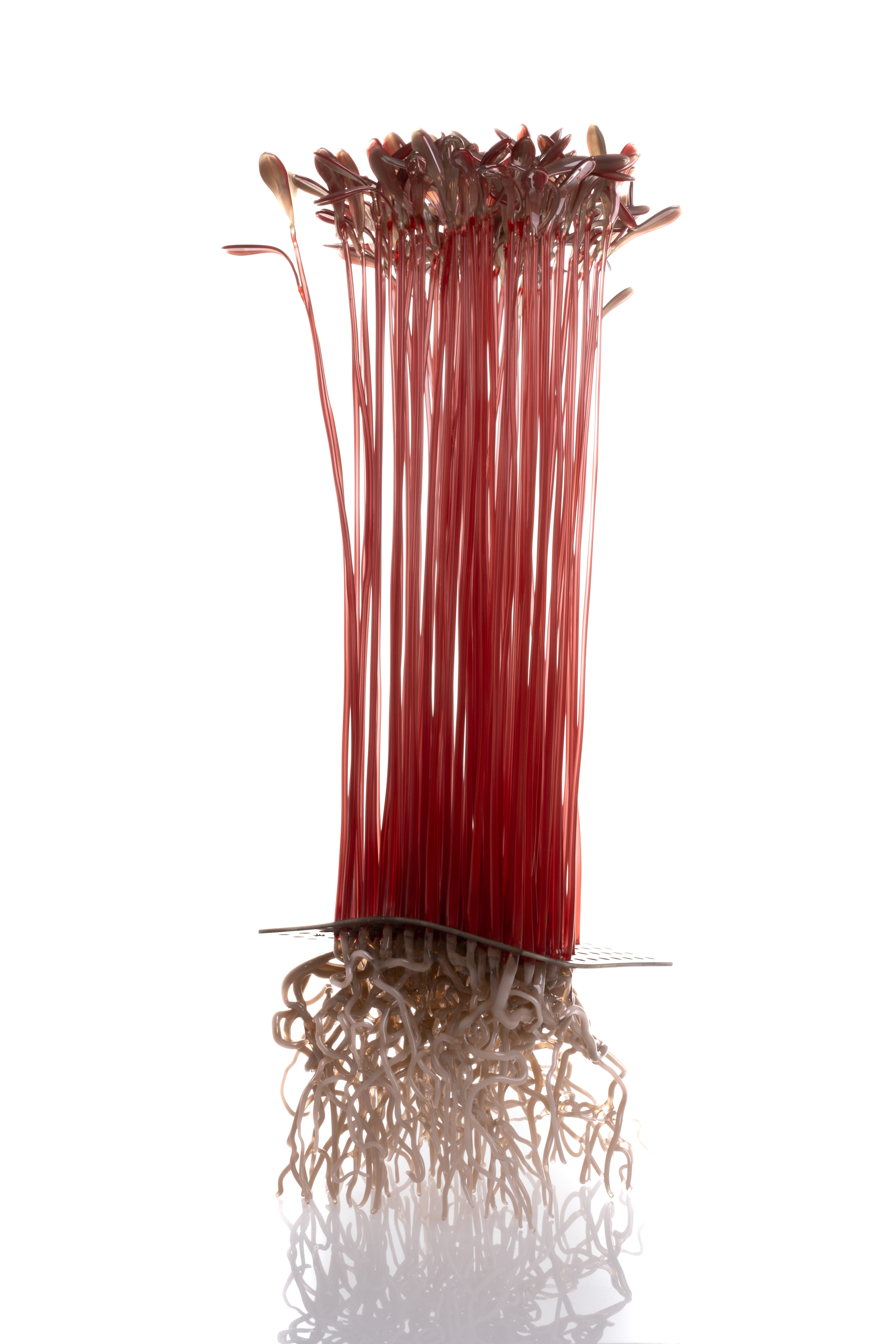 Microgreen, AMARATH Flamaworking Glass, stainless steel 20x20x42cm 2026