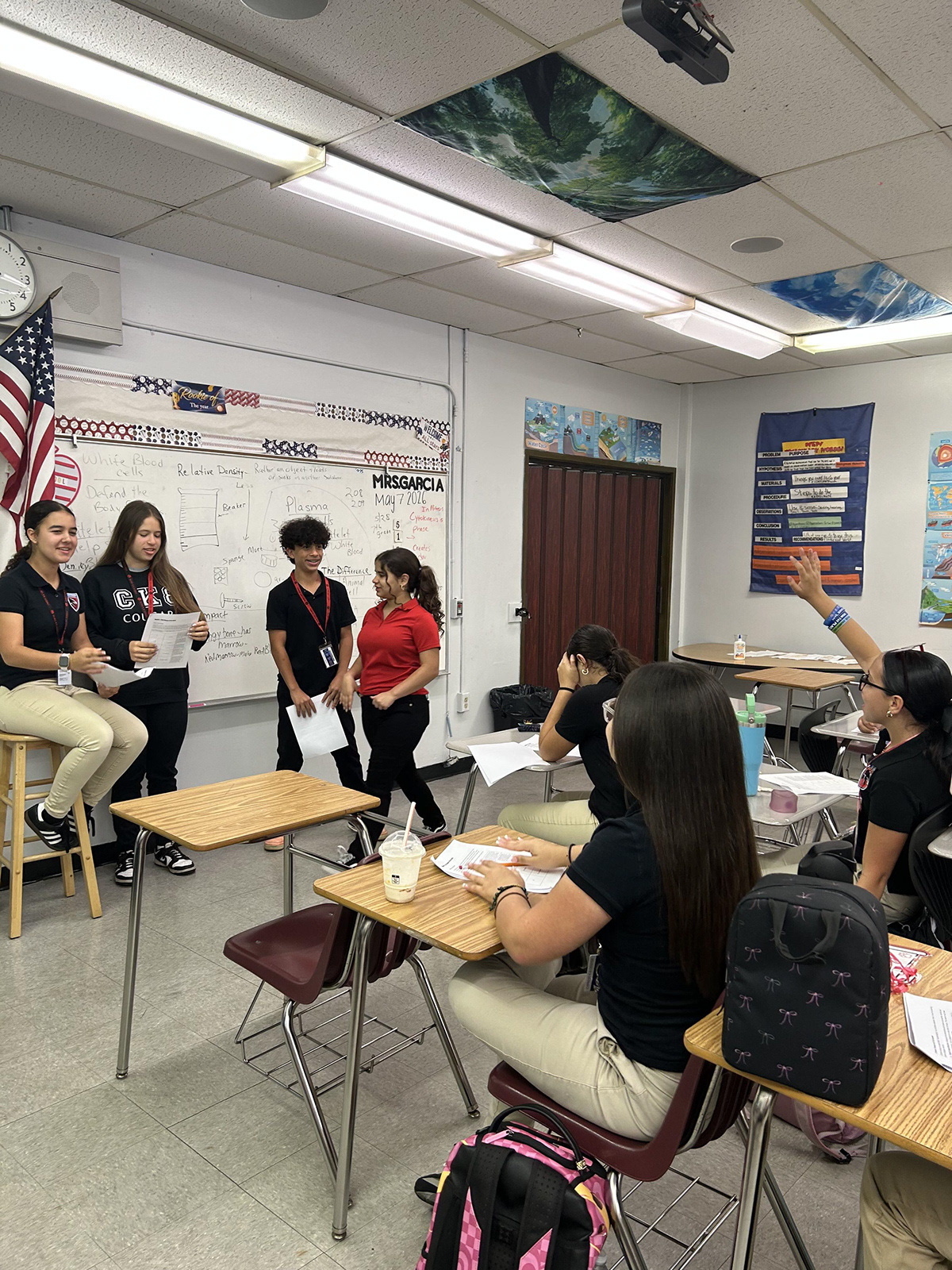 NJHS Students Presenting @ Cypress K-8 Center