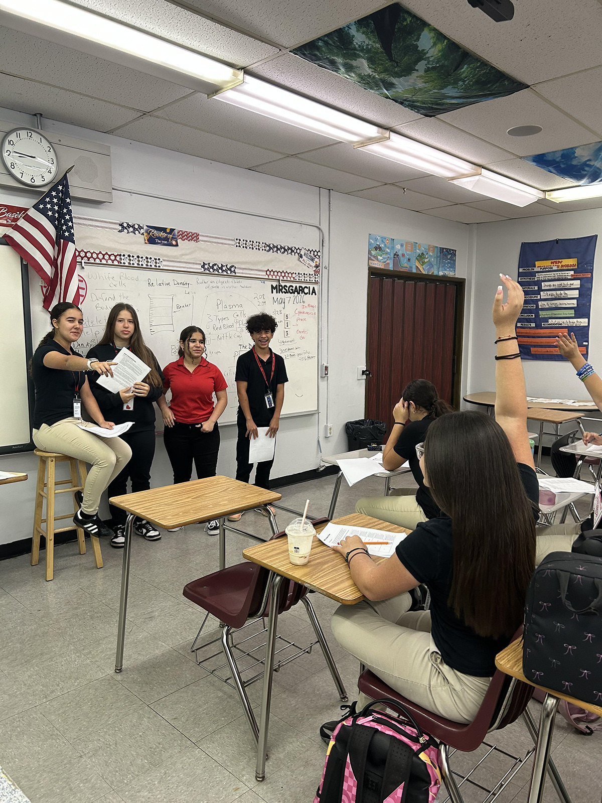 NJHS Students Presenting @ Cypress K-8 Center