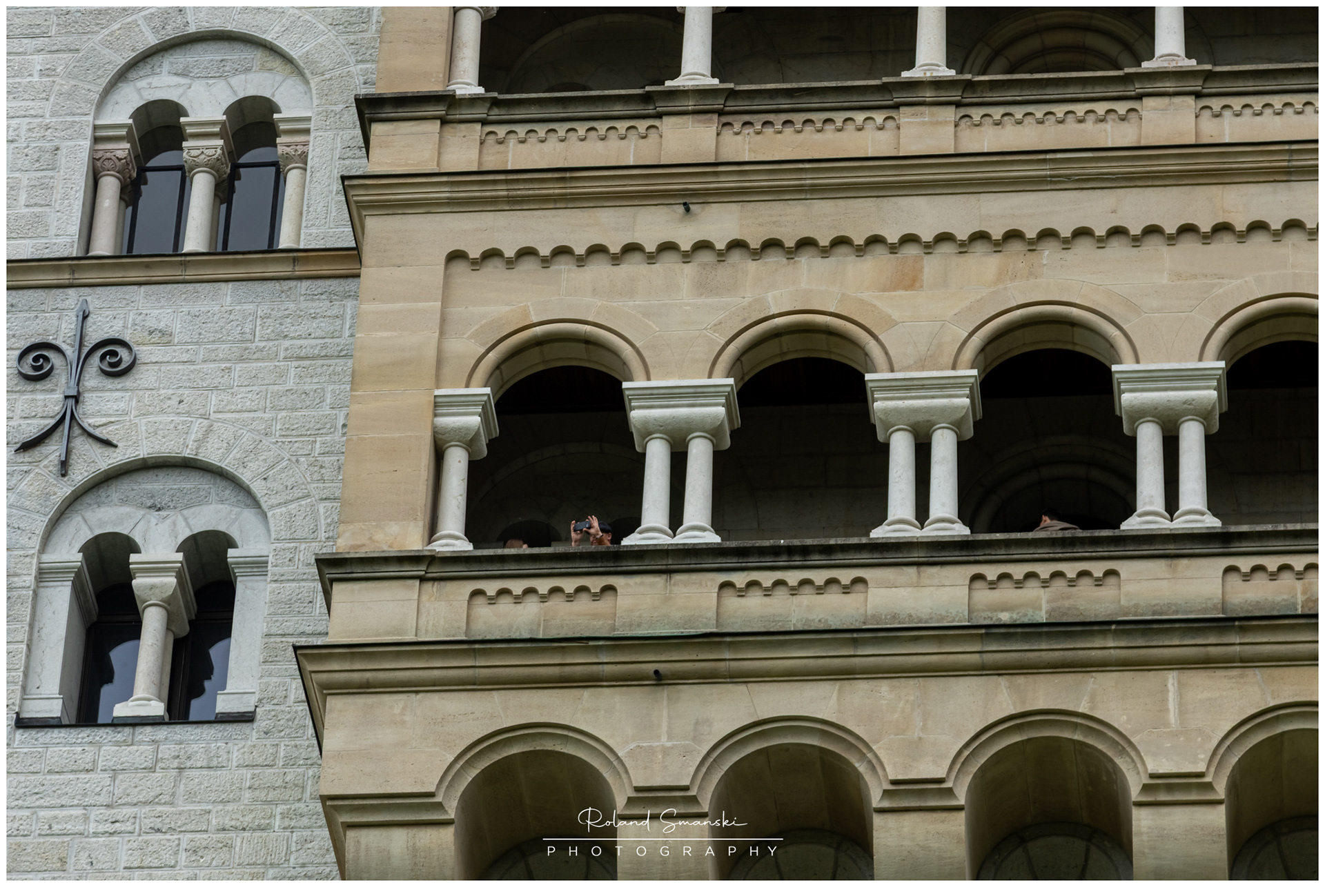 het balkon van waaraf je foto's mocht maken