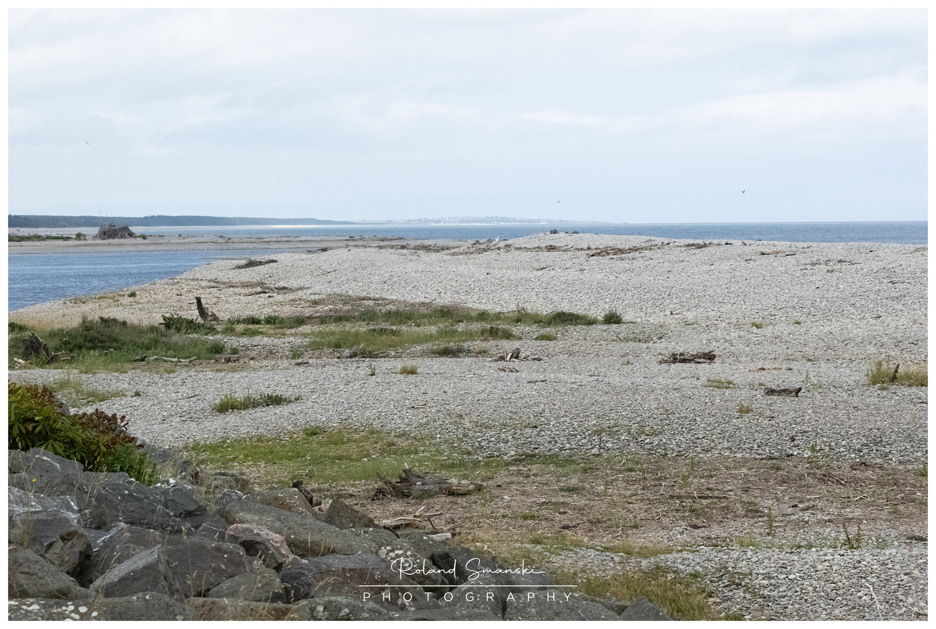 het was een eind lopen over het kiezelstrand