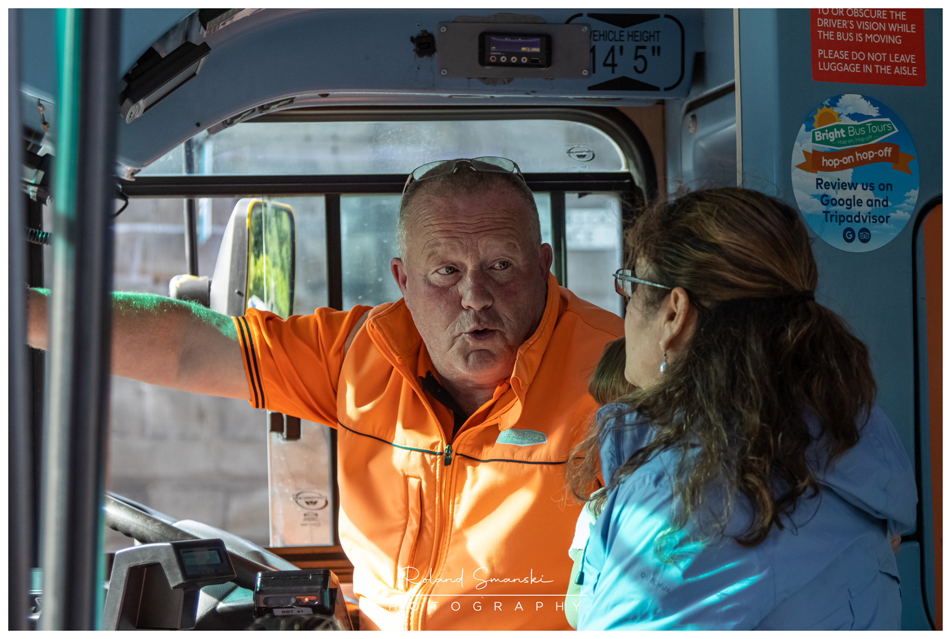 onze chauffeur, respect voor zijn driving skills !!
