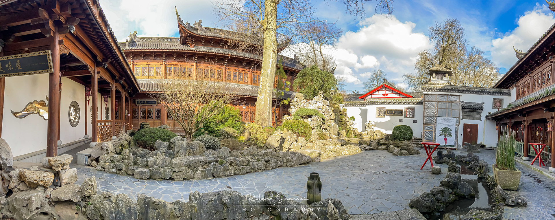 pano foto van binnentuin