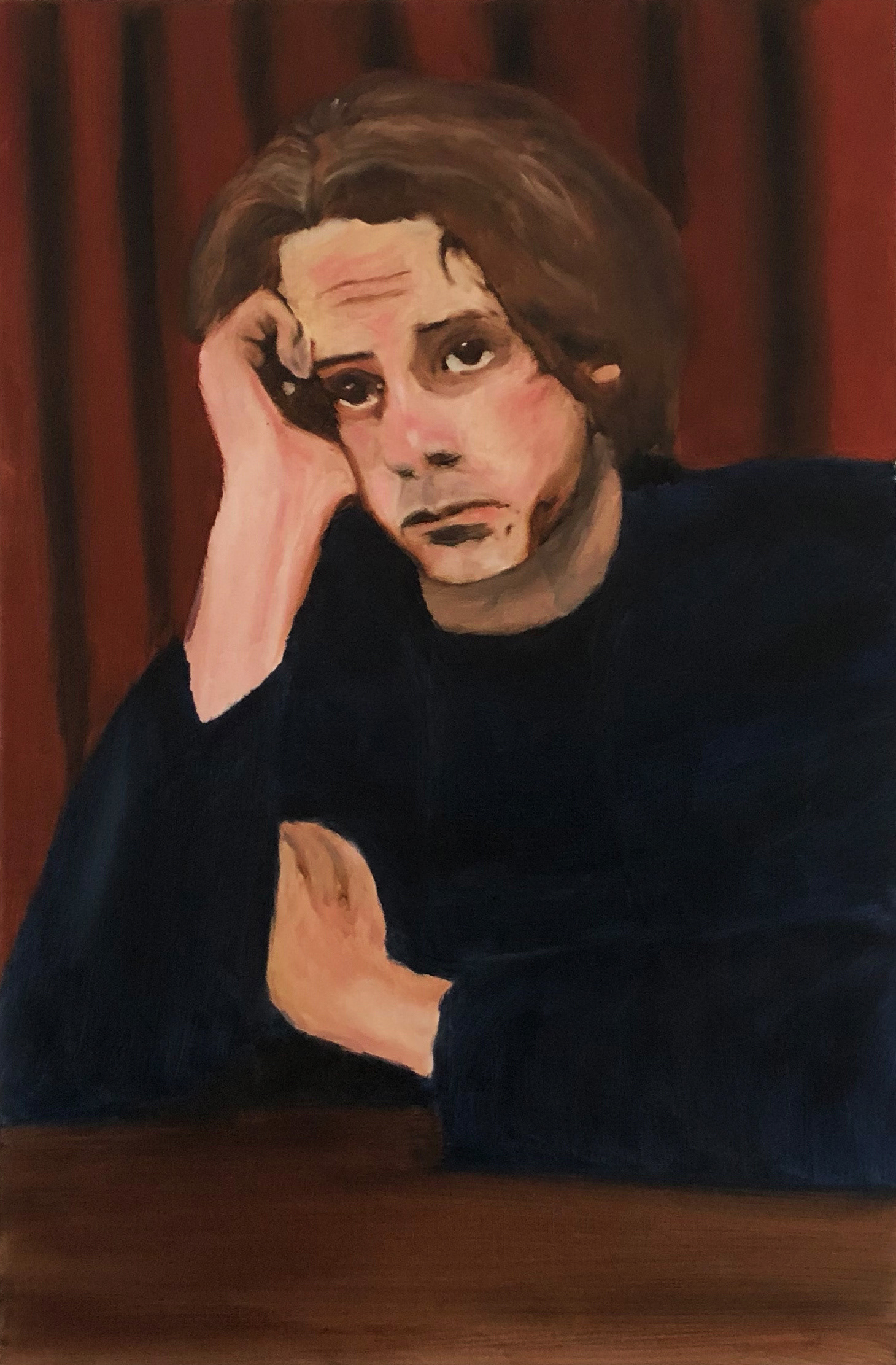 Selbstbildnis in Melancholie, 2020