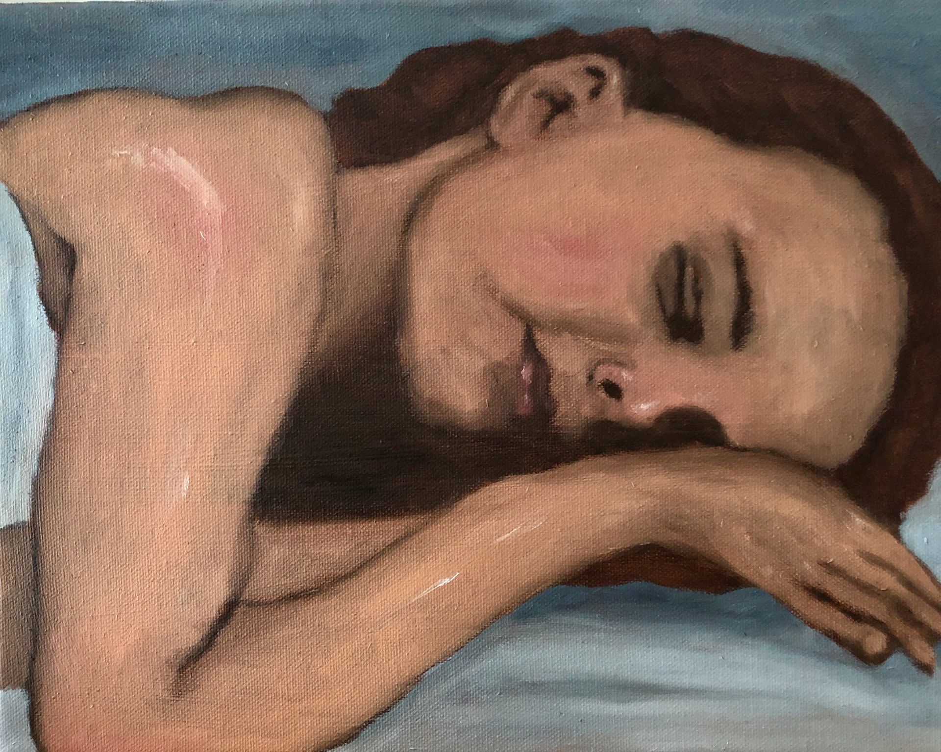 Schlafendes Mädchen I, 2021