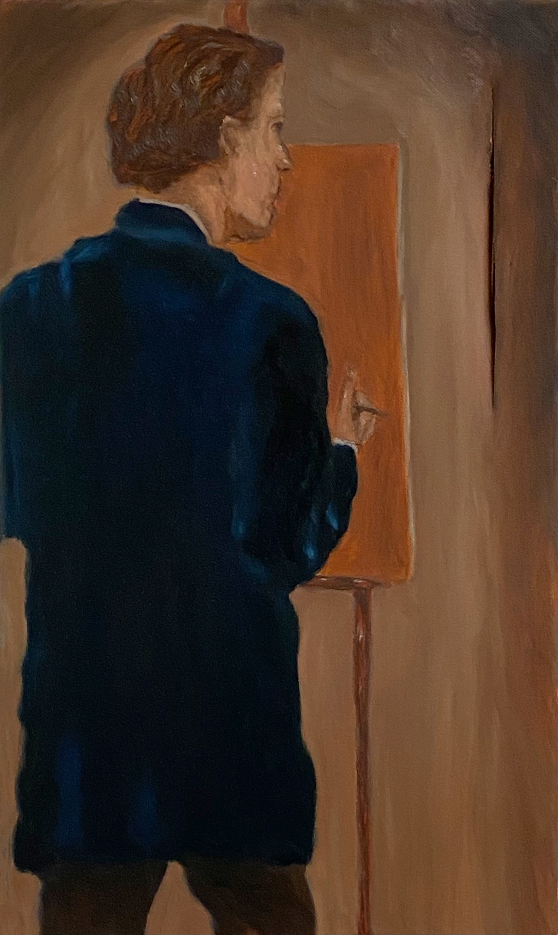 Selbstbildnis vor dem Fleck, 2024