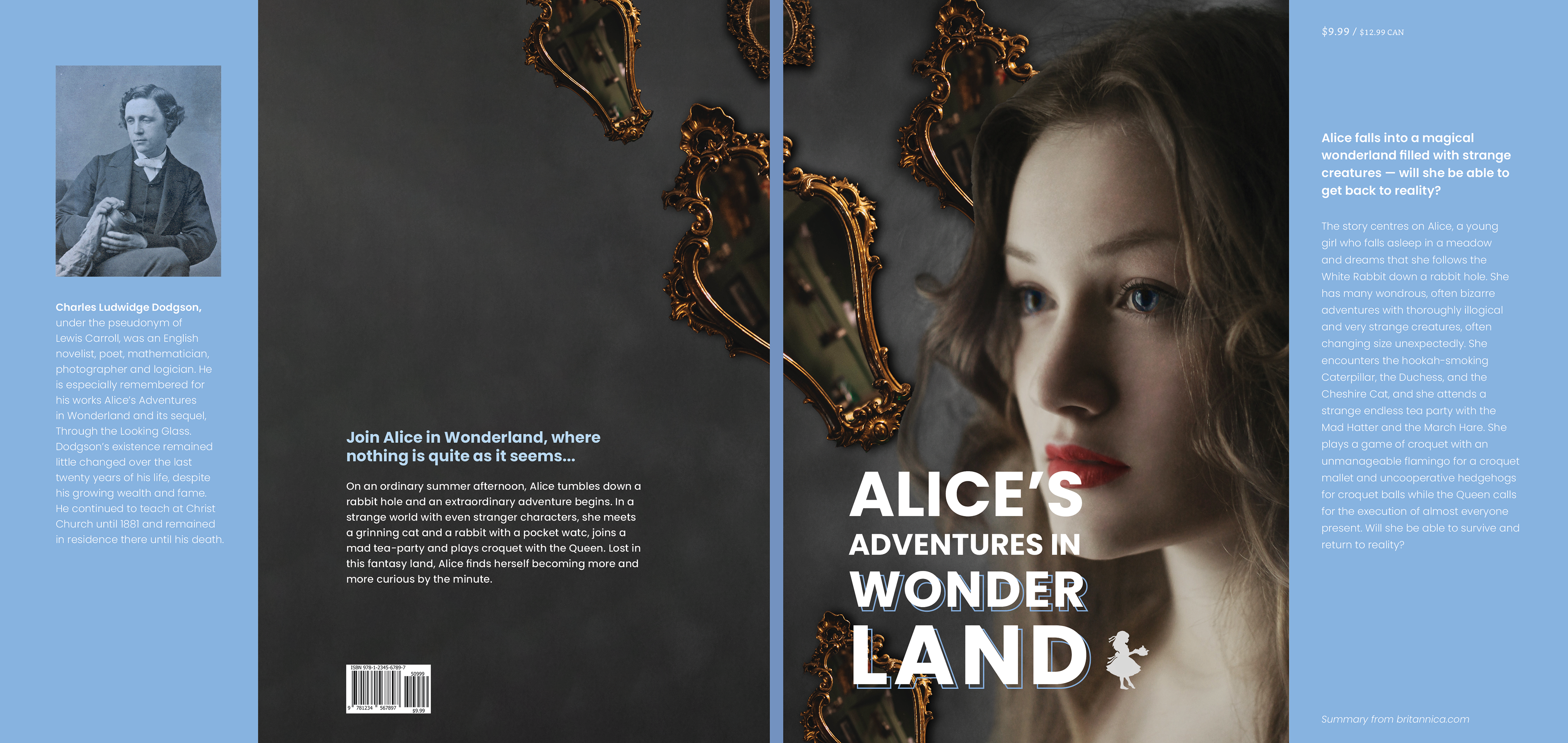 Book dust jacket cover design
