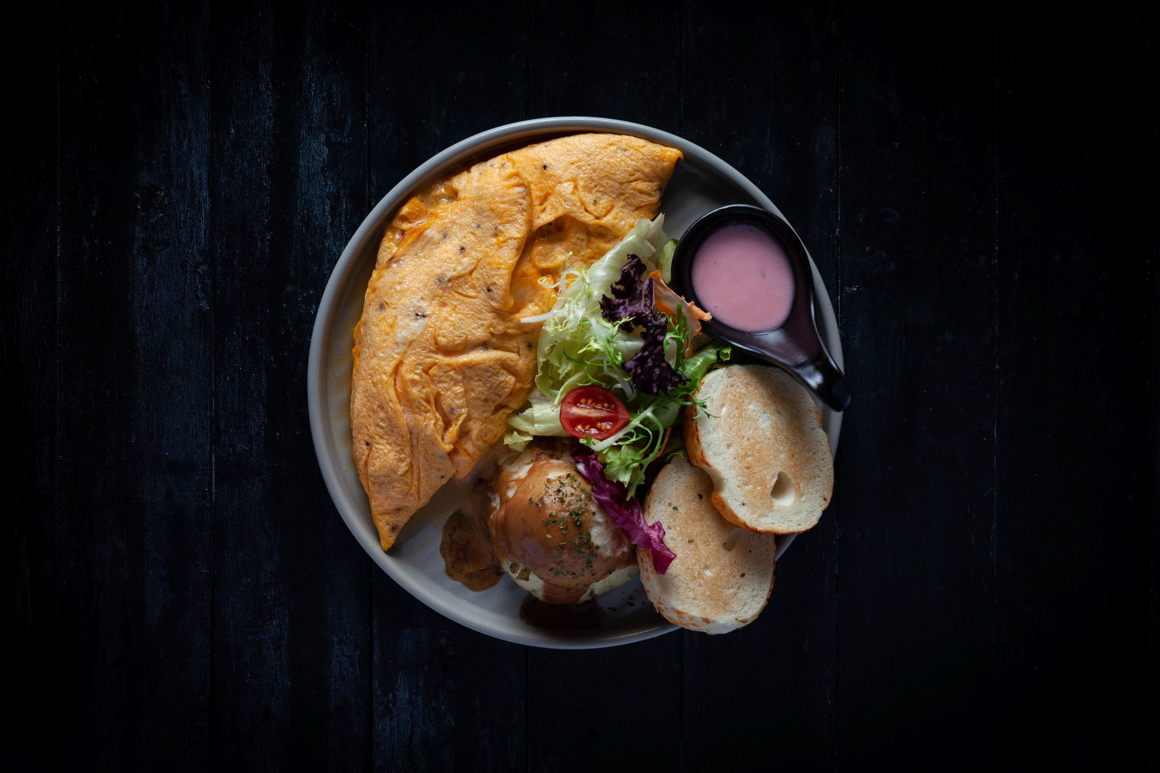 Food Photography by Found Burger Menu Front Cover Design by Jose Amaral / Studio 279