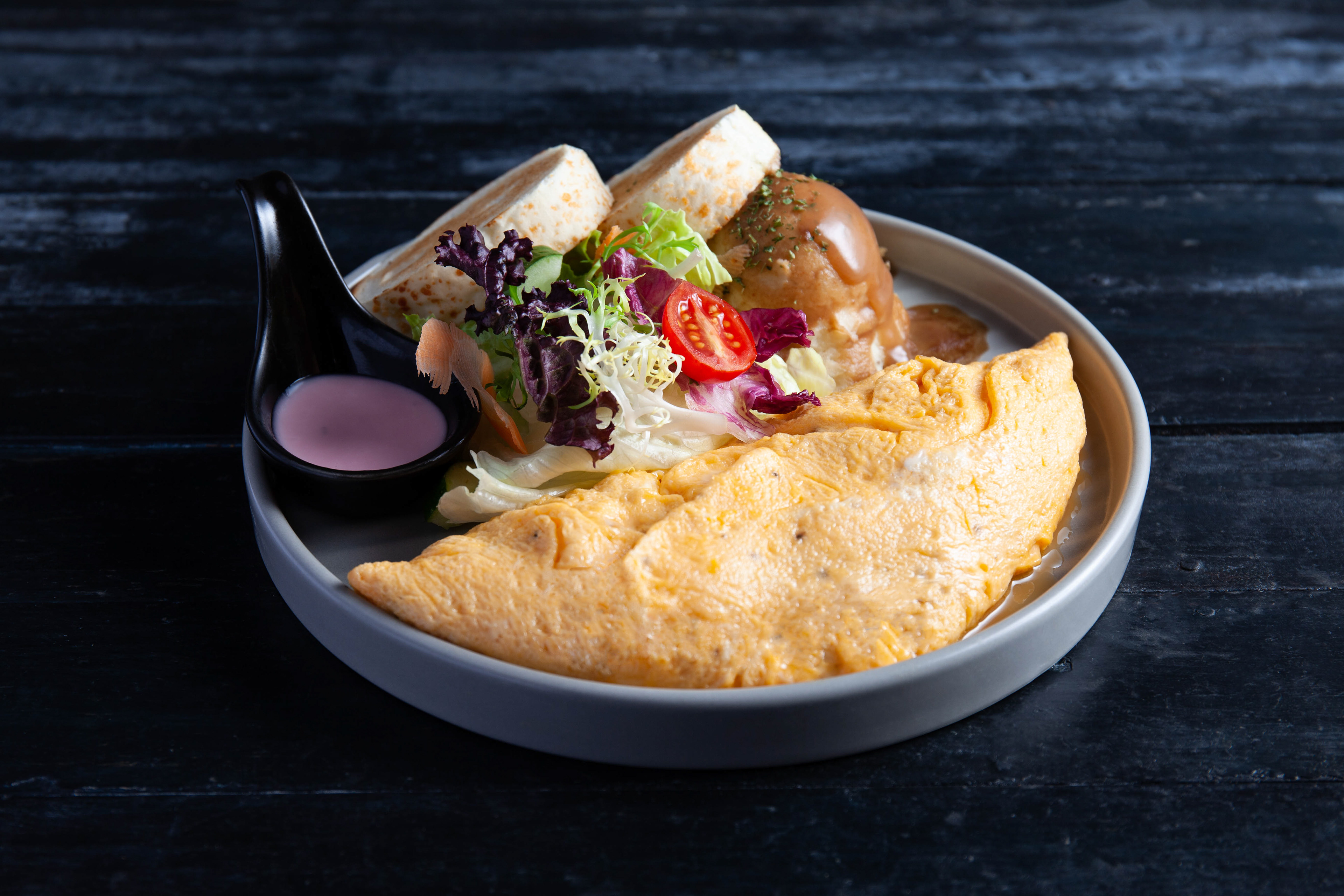 Food Photography by Found Burger Menu Front Cover Design by Jose Amaral / Studio 279