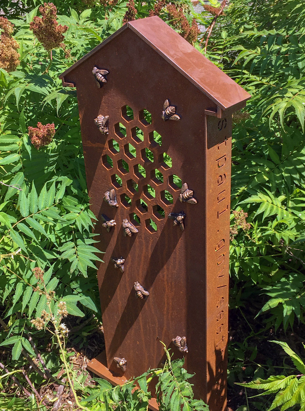 See the Bees - bee house detail - St. Paul, MN