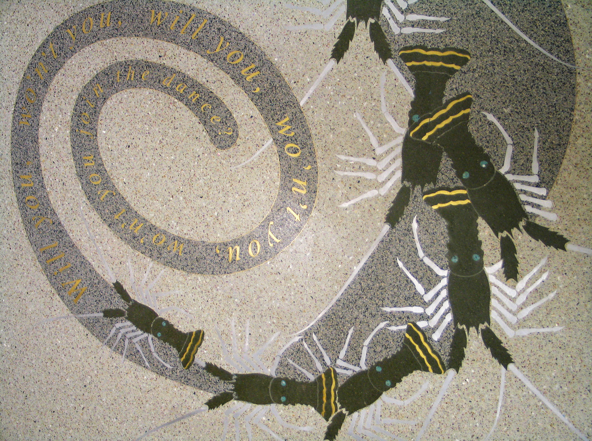 Life Tapestries - FSU - lobster dance detail